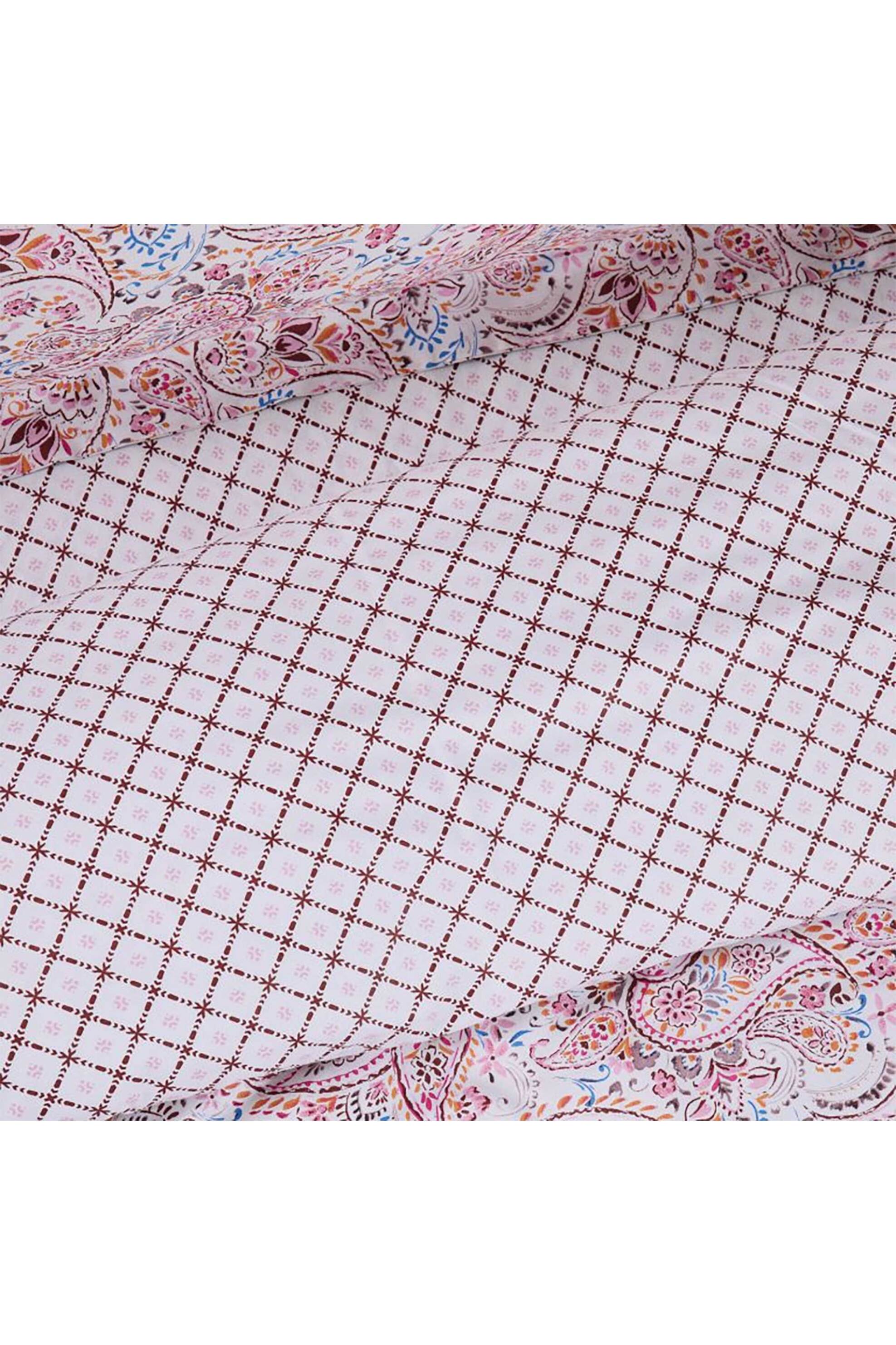 Das Home σετ σεντόνια μονά με μαξιλαροθήκη "Happy 9669" (3 τεμάχια) - 502108109669 Ροζ φωτογραφία