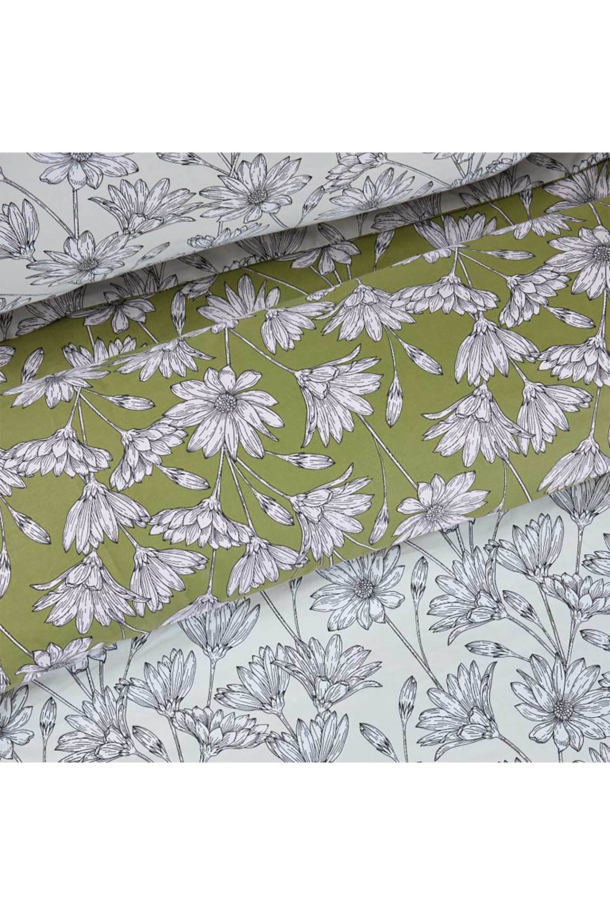 Das Home σετ σεντόνια μονά με μαξιλαροθήκη "Happy 9670" (3 τεμάχια) - 502108109670 Πράσινο φωτογραφία