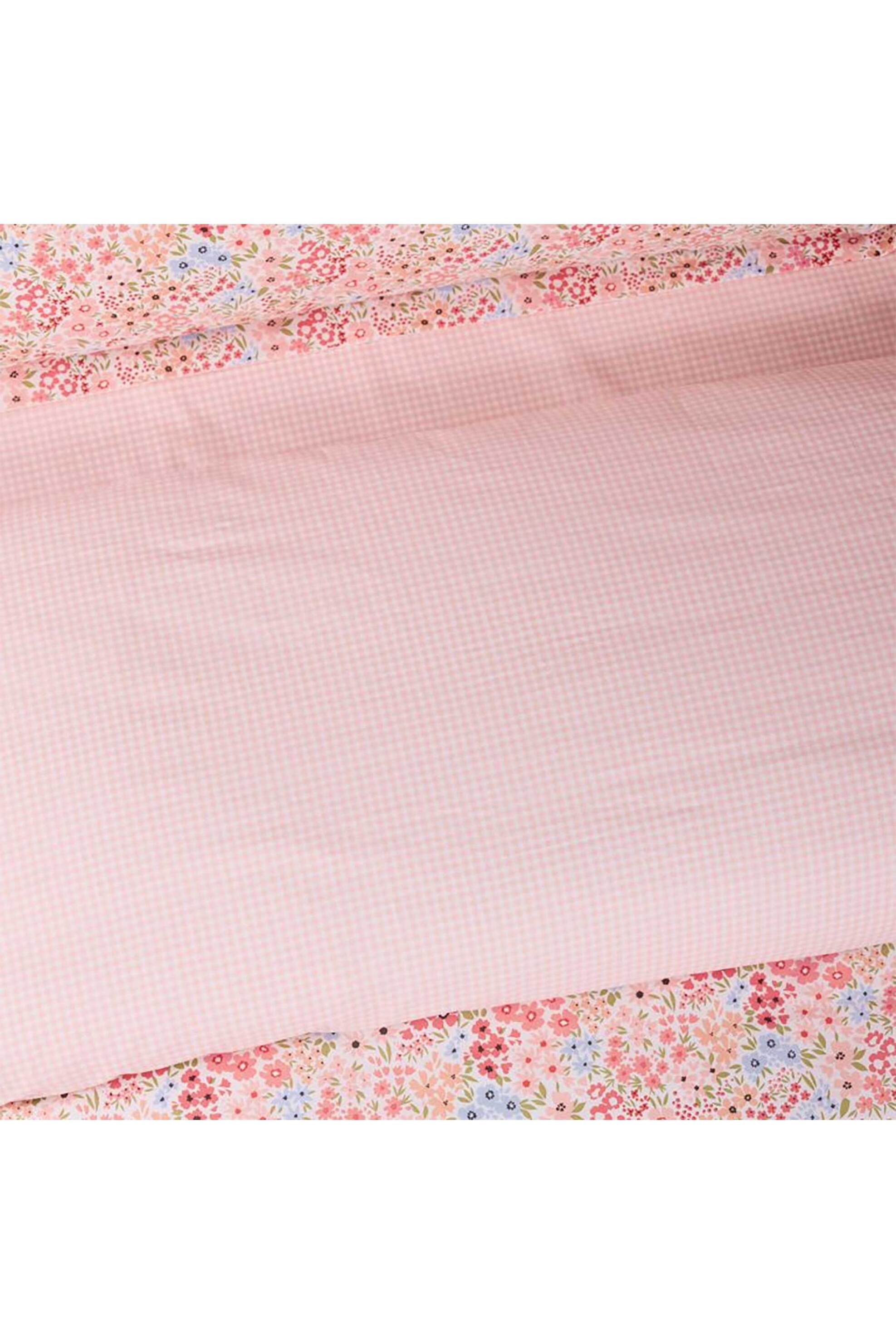 Das Home σετ σεντόνια υπέρδιπλα με μαξιλαροθήκες "9671 Happy" (4 τεμάχια) - 502108209671 Ροζ φωτογραφία