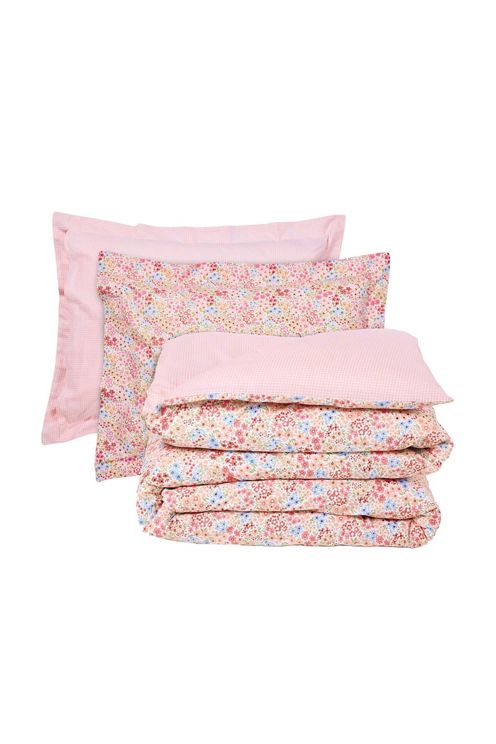 Das Home σετ σεντόνια υπέρδιπλα με μαξιλαροθήκες "9671 Happy" (4 τεμάχια) - 502108209671 Ροζ φωτογραφία