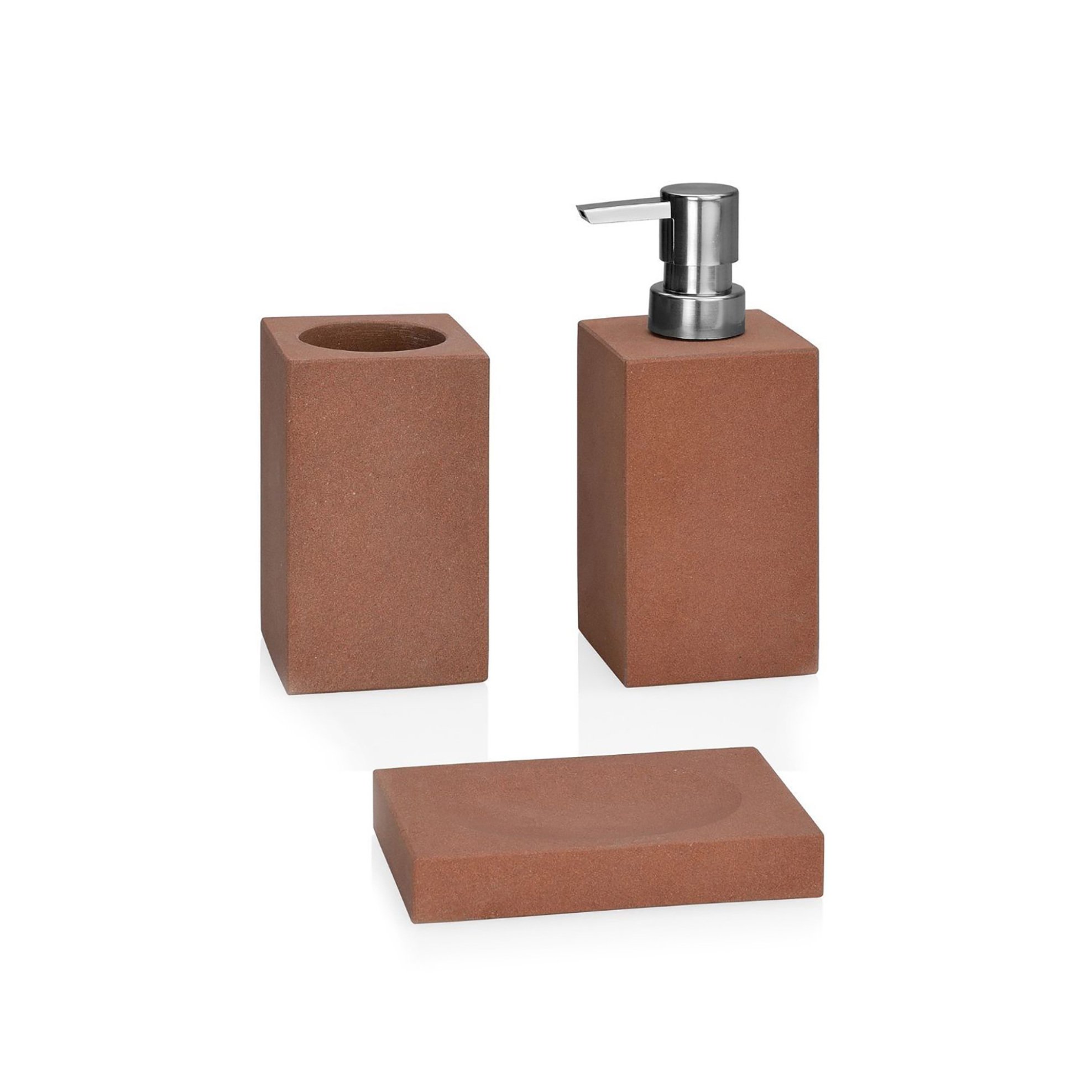 Andrea House θήκη κρεμοσάπουνου από ψαμμίτη 150ml - BA68164 φωτογραφία