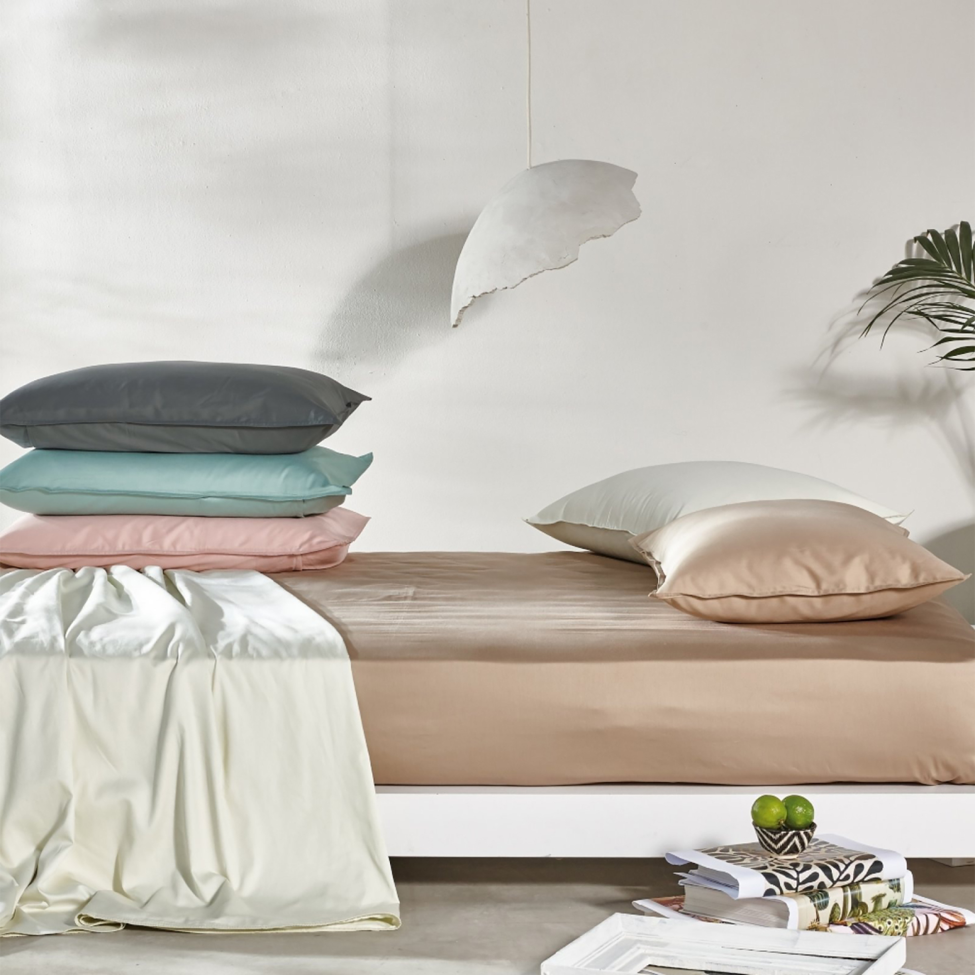 Kentia σεντόνι υπέρδιπλο με λάστιχο μονόχρωμο "Opulence 121" 160 x 200 cm - 000064721 φωτογραφία