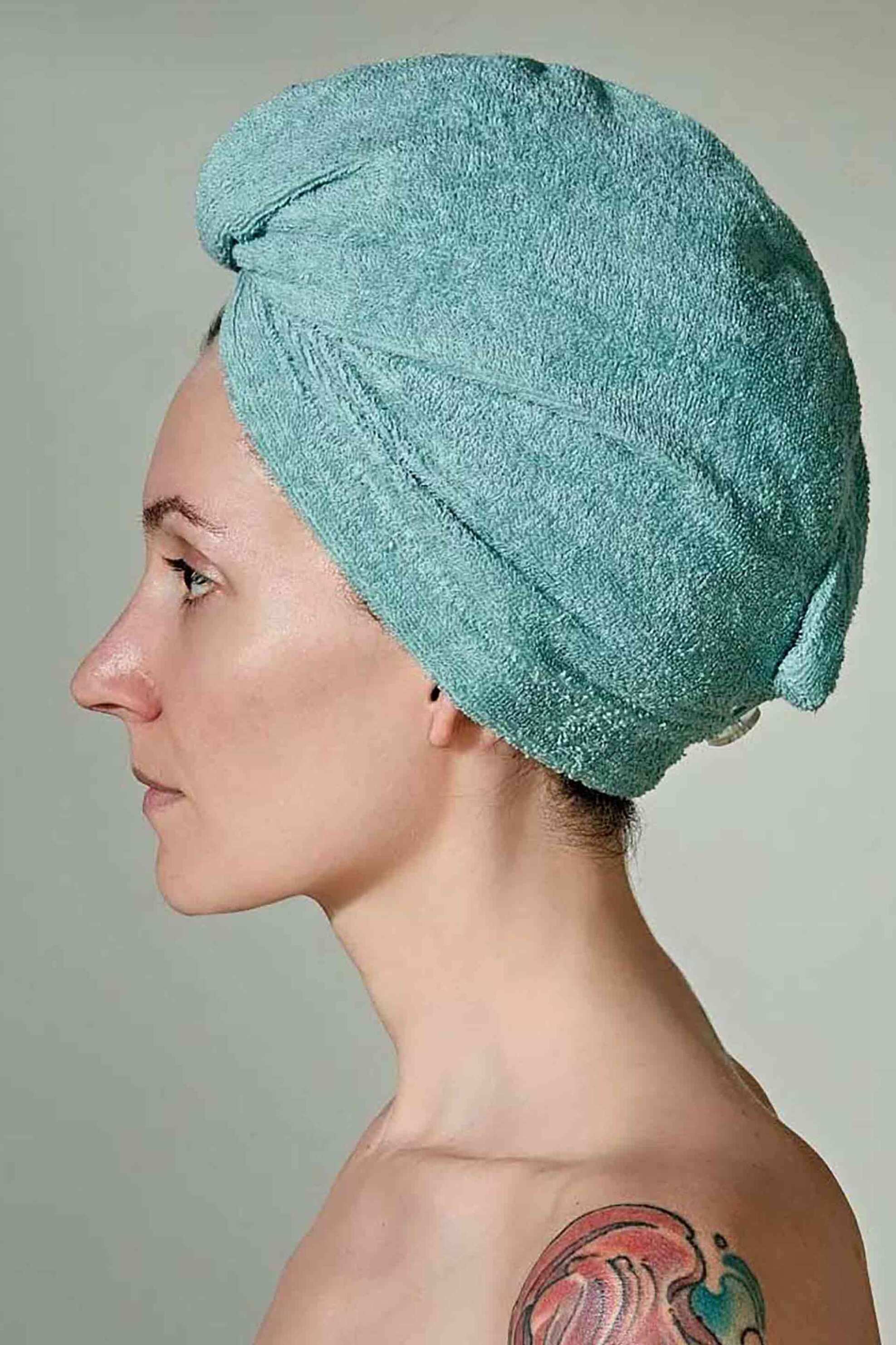 KENTIA Kentia πετσέτα μαλλιών "Turban 19" 64 x 24 x 8 cm - 000073194