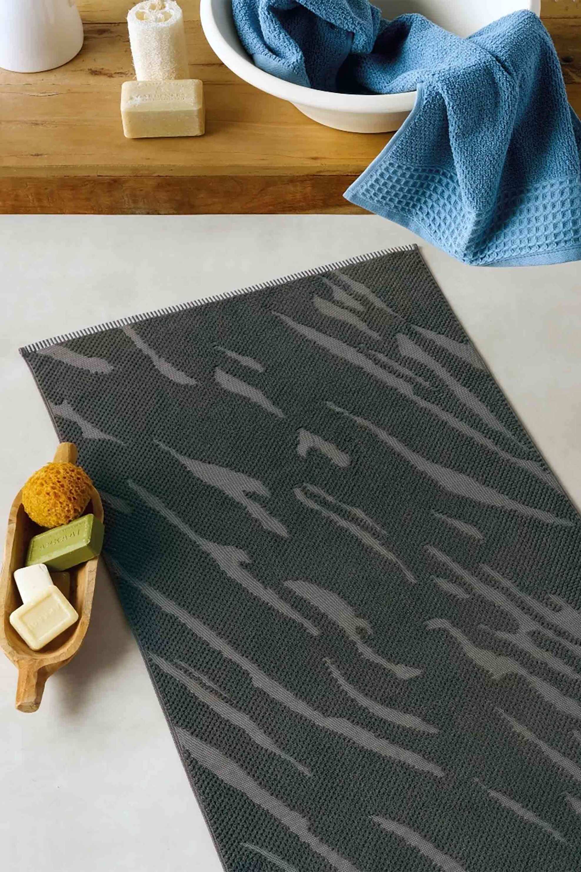 Kentia πατάκι μπάνιου με ανάγλυφο σχέδιο "History 24" 50 x 70 cm - 000074393