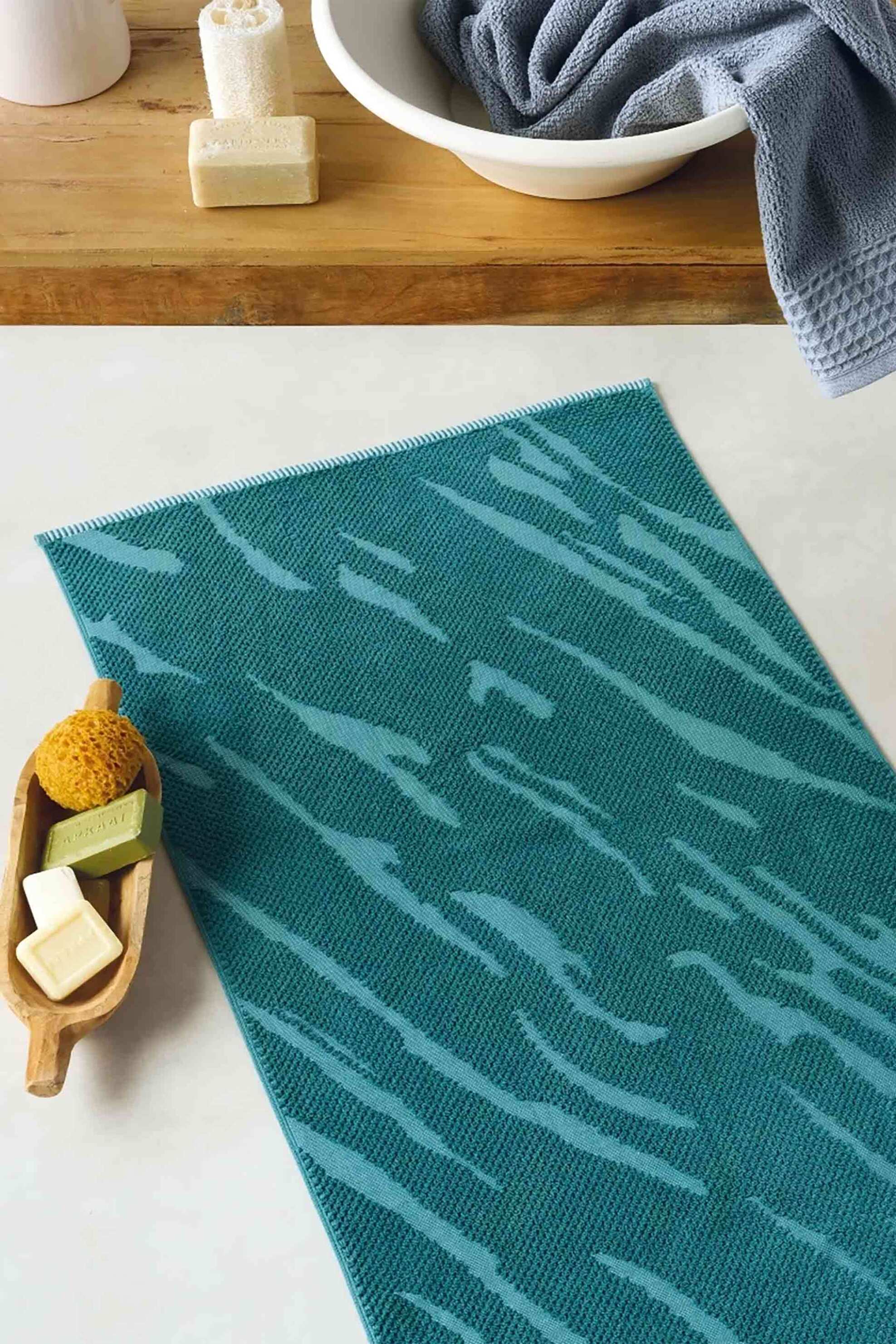 Kentia πατάκι μπάνιου με ανάγλυφο σχέδιο "History 07" 50 x 70 cm - 000074396