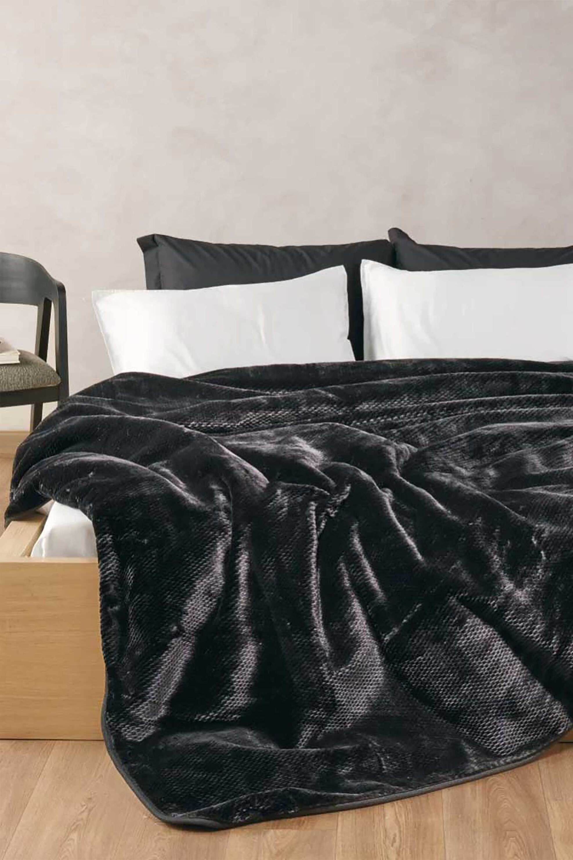 KENTIA Kentia κουβέρτα velour υπέρδιπλη "Bella 30" 220 x 240 cm - 000075573