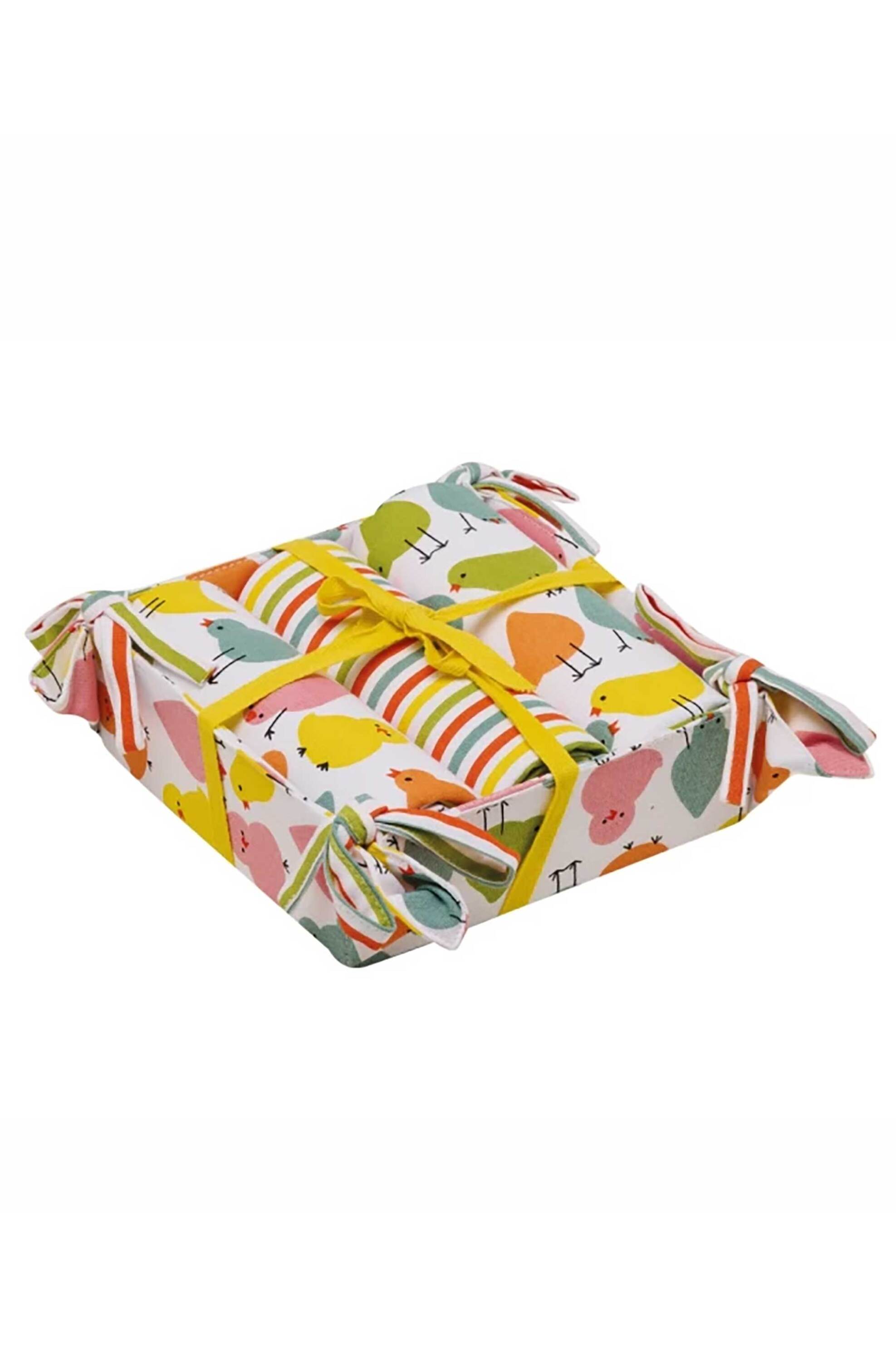 Kentia σετ πετσέτες κουζίνας σε καλάθι "Pane 254" (4 τεμάχια) - 000077685