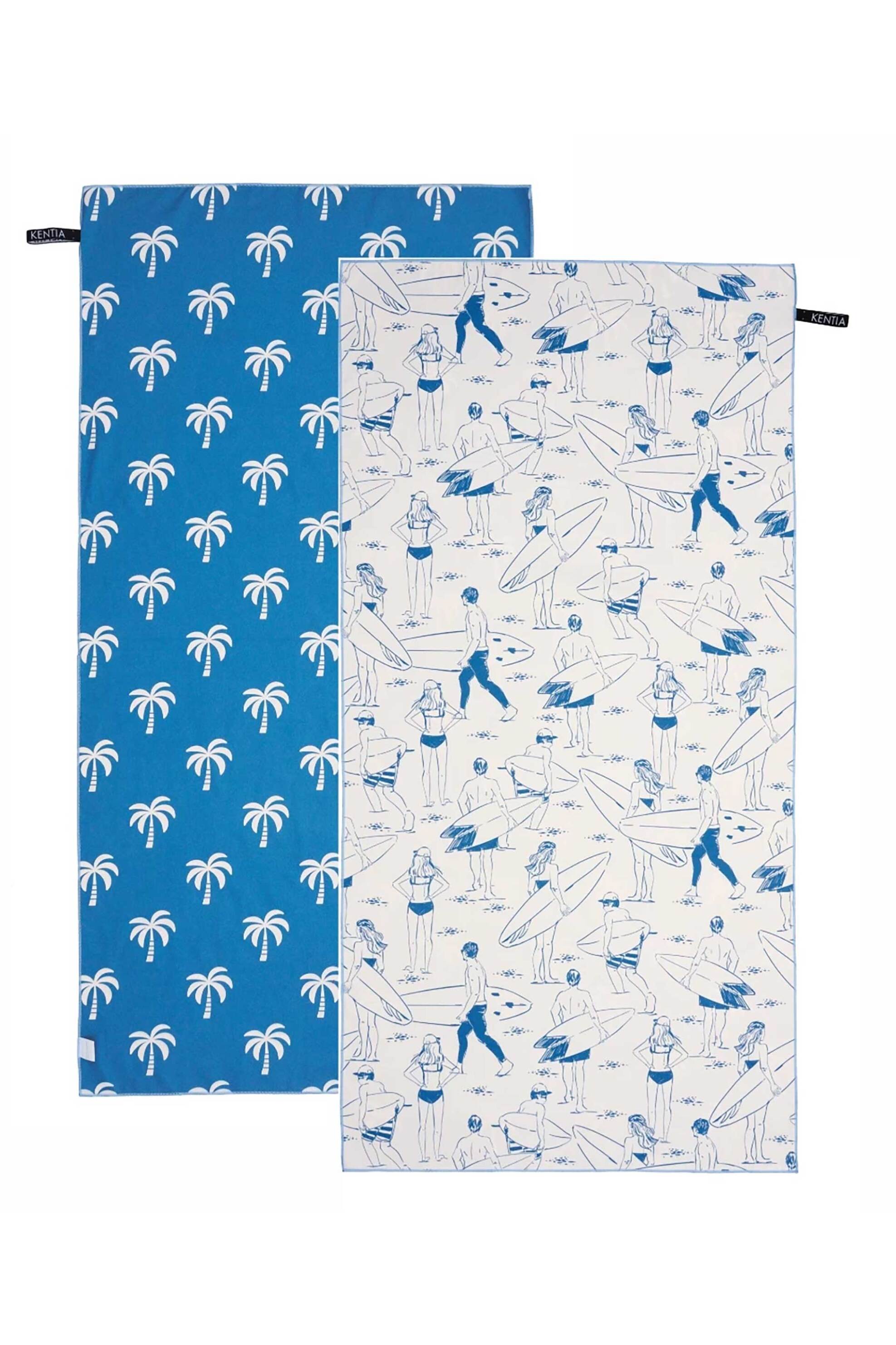 KENTIA Kentia πετσέτα θαλάσσης microfiber "Resort 2511" 80 χ 160 cm - 000077962
