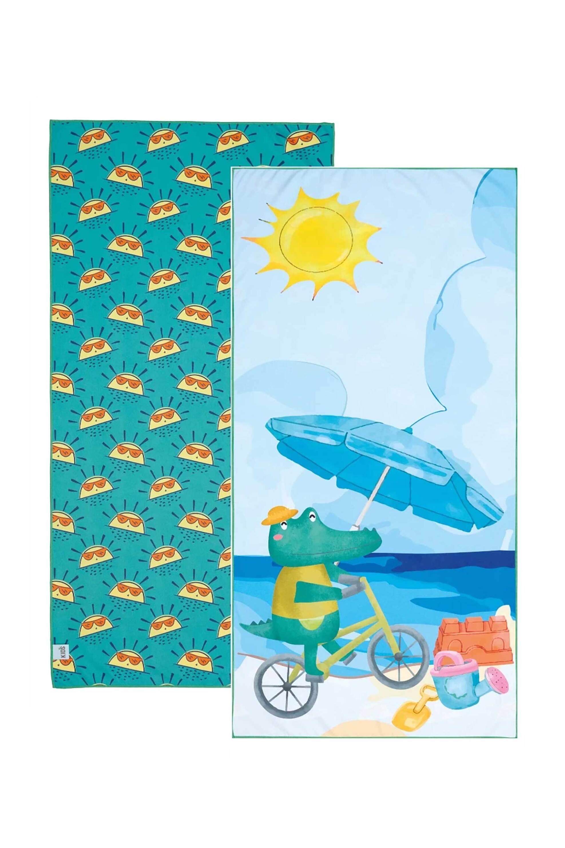 KENTIA Kentia παιδική πετσέτα θαλάσσης microfiber "Float 256" 70 x 140 cm - 000077975