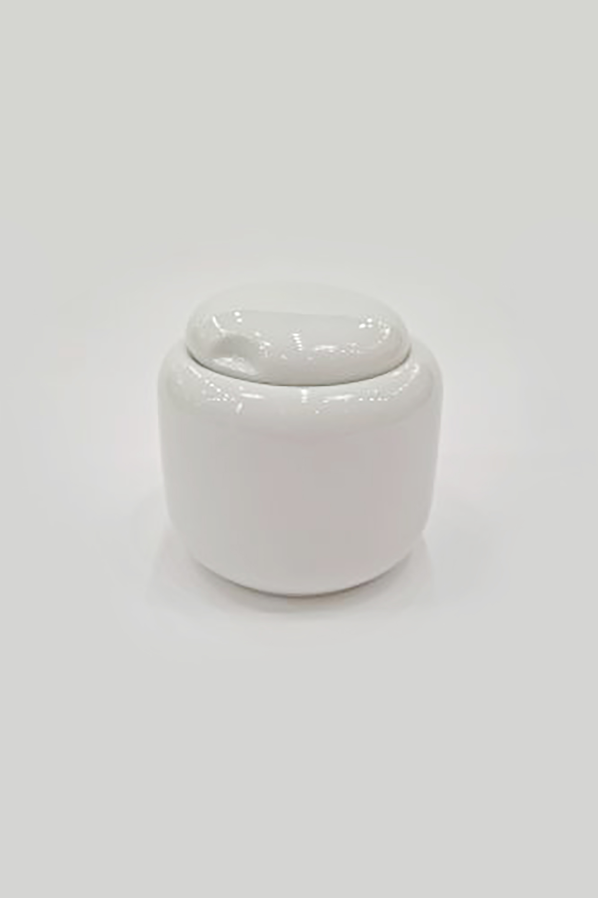 Coincasa βάζο για ζάχαρη από πορσελάνη με καπάκι 7 cm - 007446593 ORANGE/RED