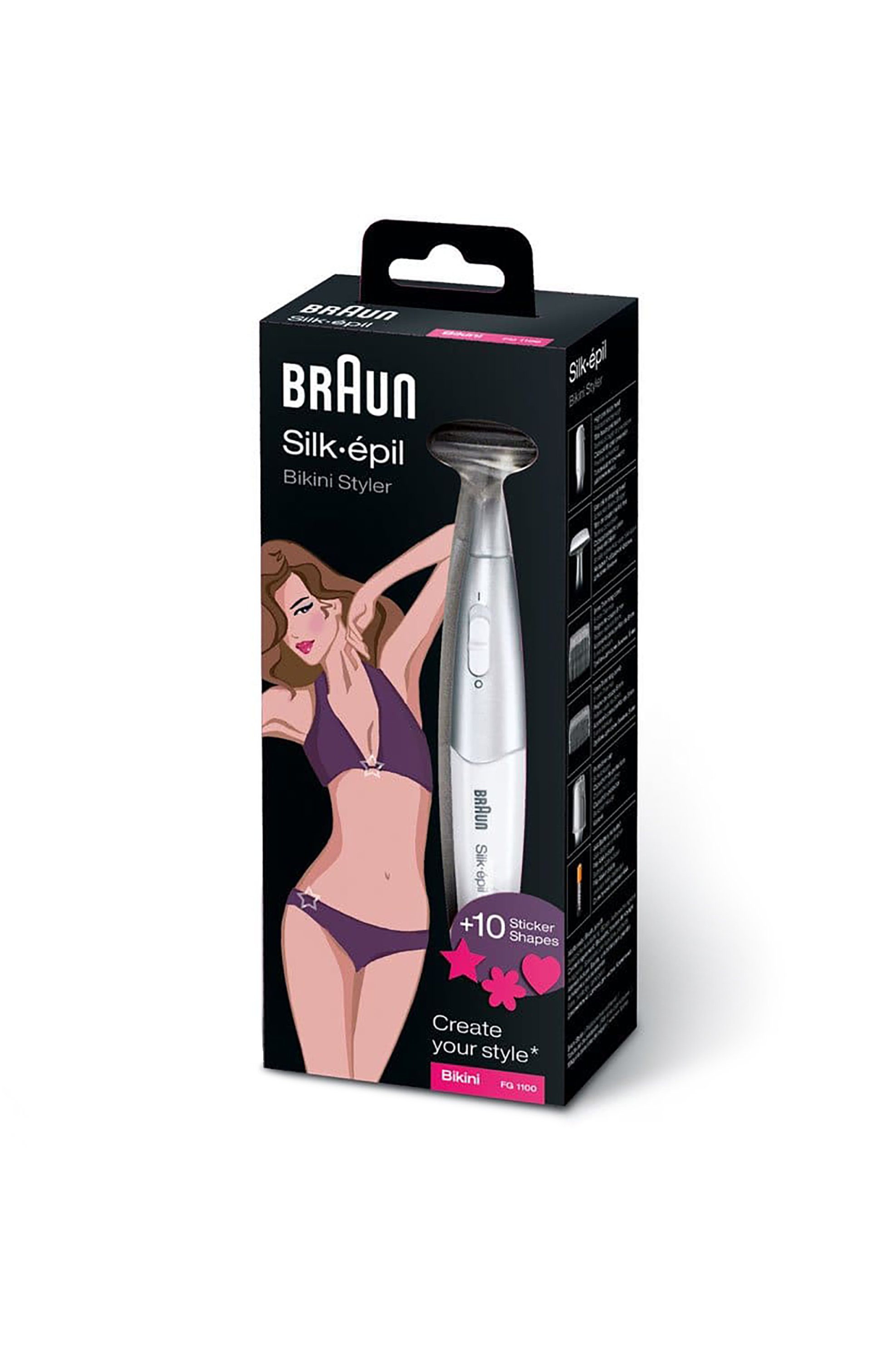 BRAUN Braun Ξυριστική Μηχανή Silk Epil Bikini Styler FG1100WH - FG1100WH