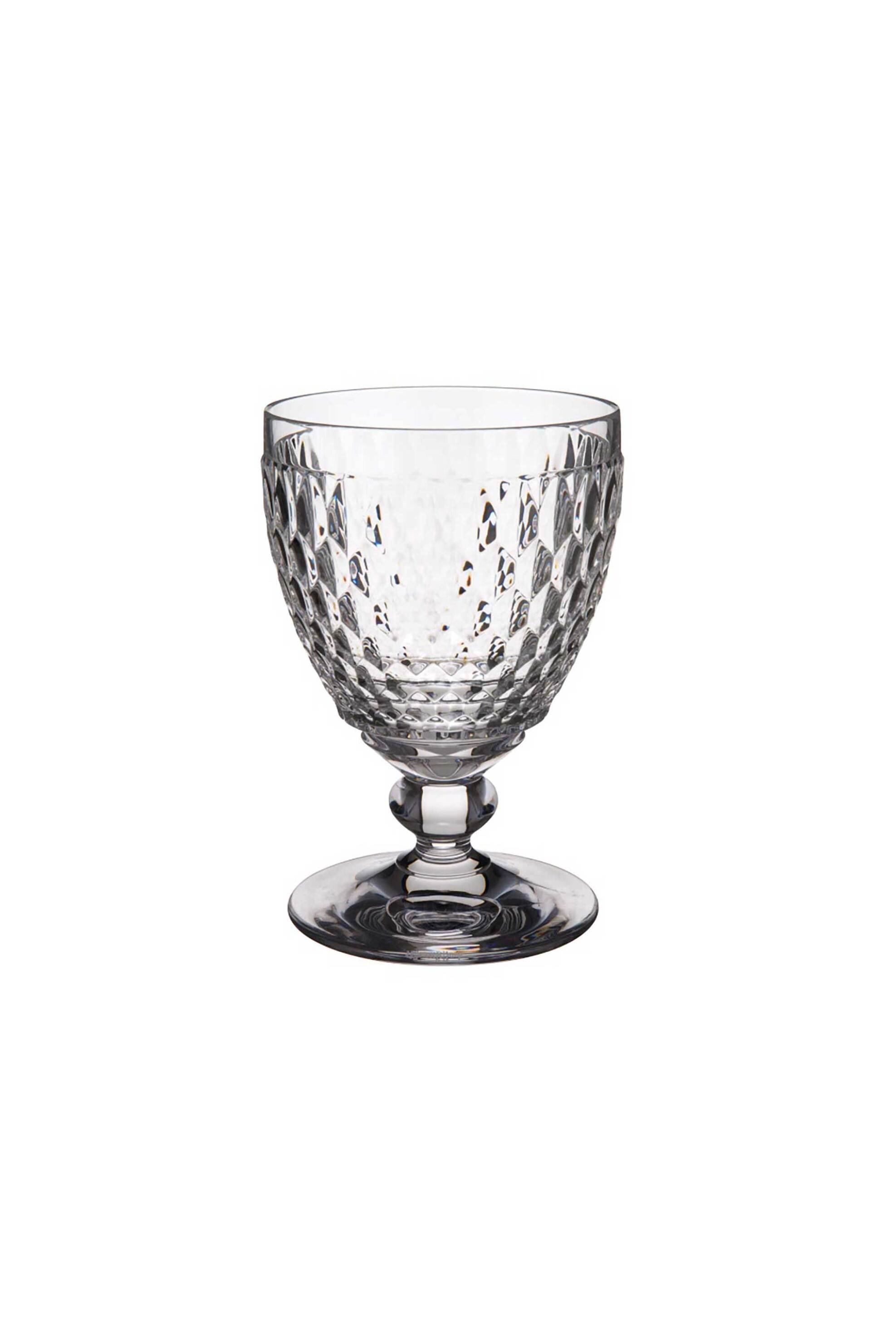 VILLEROY & BOCH Villeroy & Boch κρυστάλλινο ποτήρι νερού με ανάγλυφο σχέδιο "Boston" 9.5 cm - 7299-0130