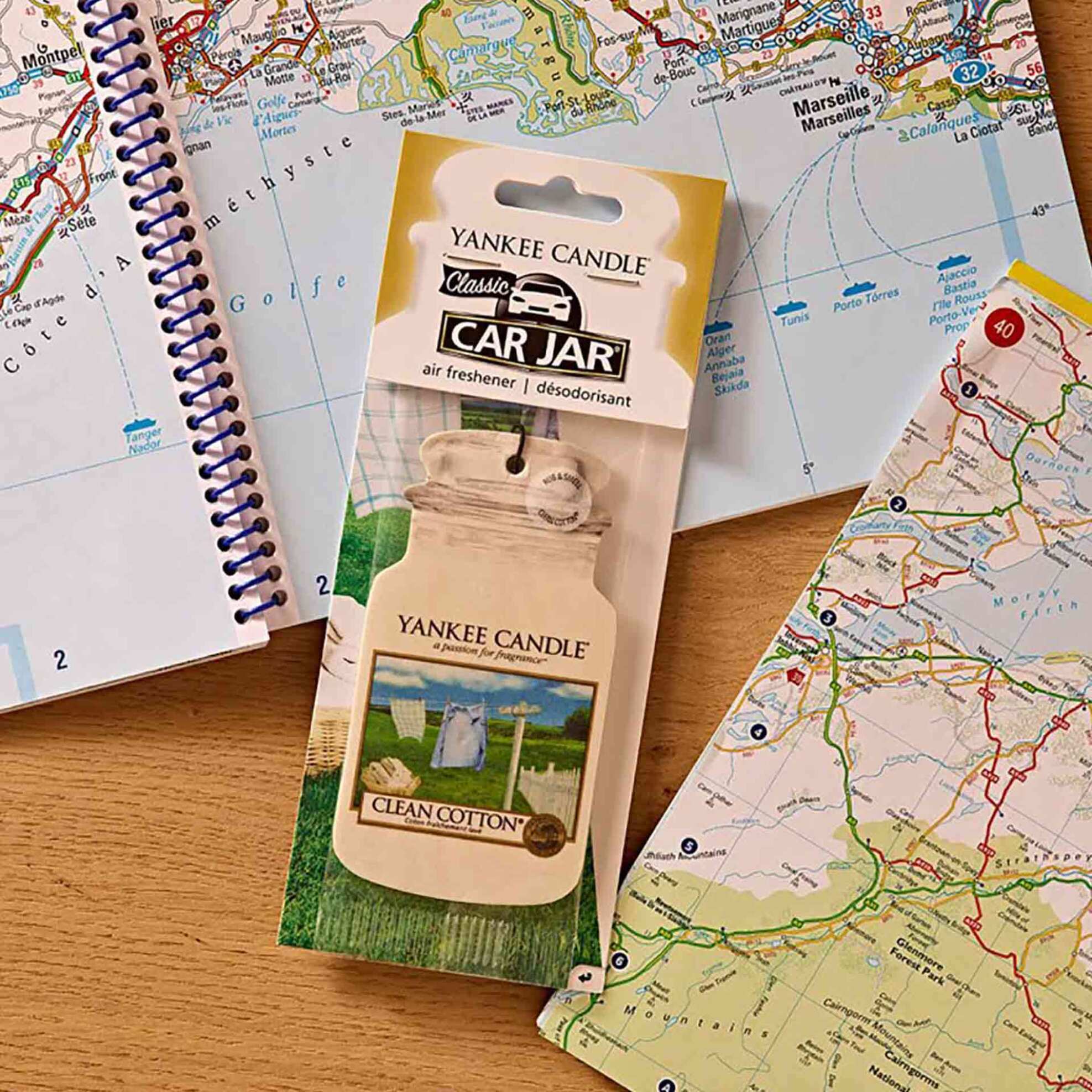 Yankee Candle αρωματικά καρτελάκια αυτοκινήτου "Clean Cotton" 6.9 x 8.1 cm - 1020639 φωτογραφία