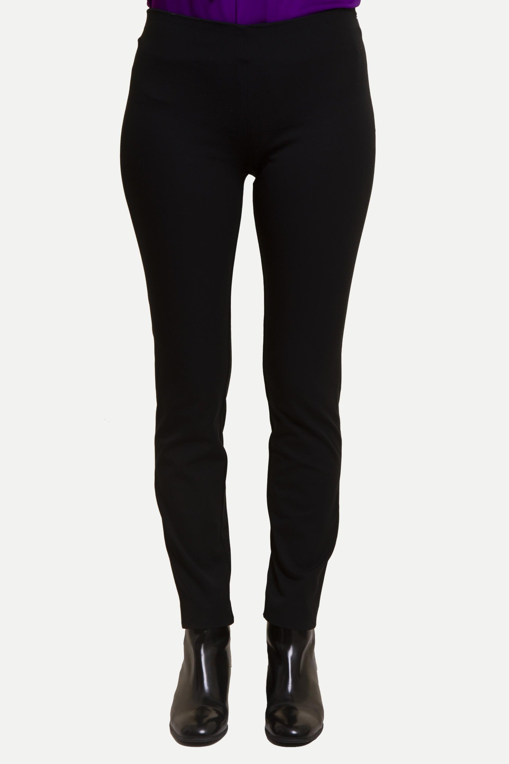 Lauren Ralph Lauren γυναικείο παντελόνι stretch μονόχρωμο - 200631310003 Μαύρο φωτογραφία