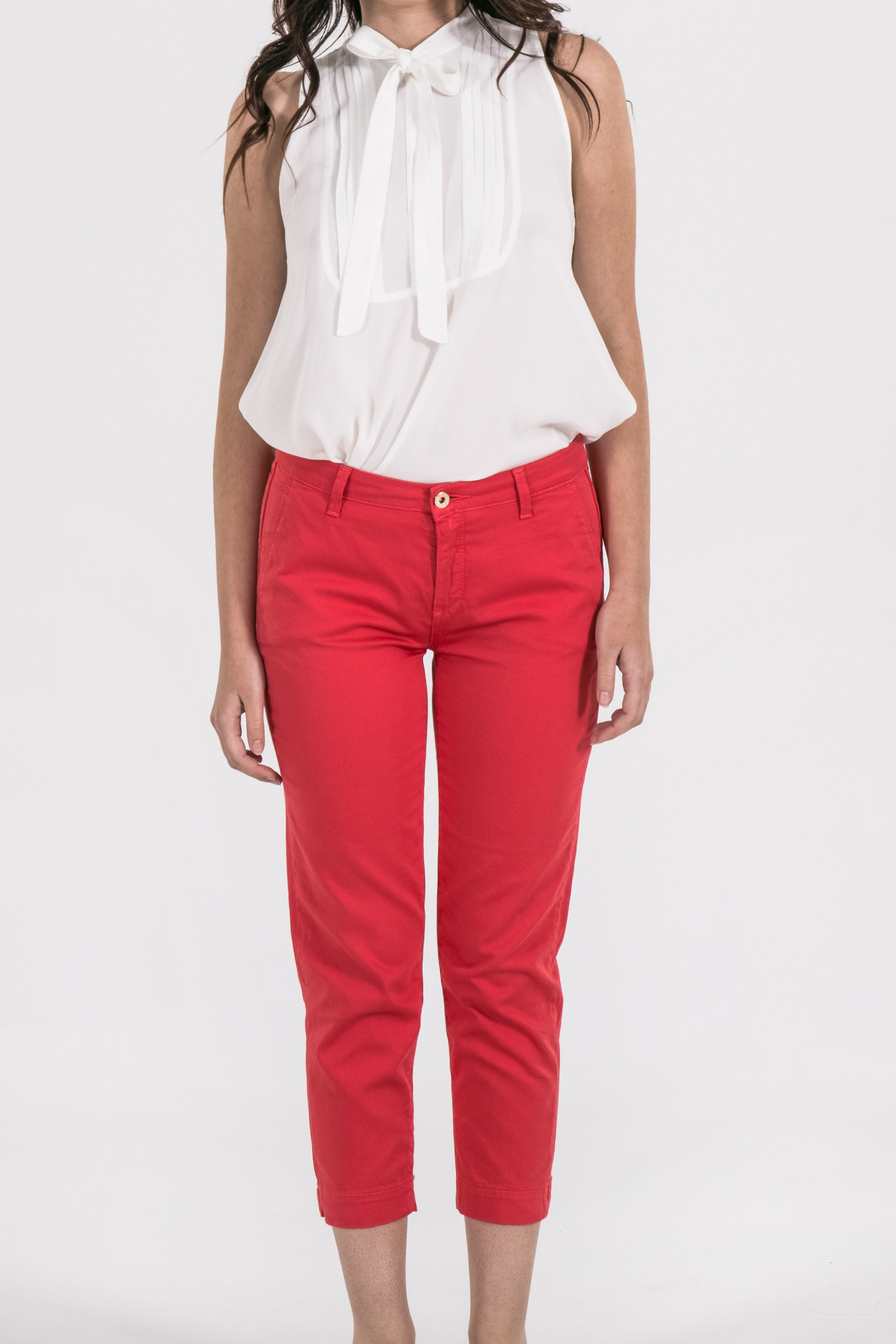 Γυναικείο παντελόνι Trussardi - 56596C53 Κόκκινο φωτογραφία