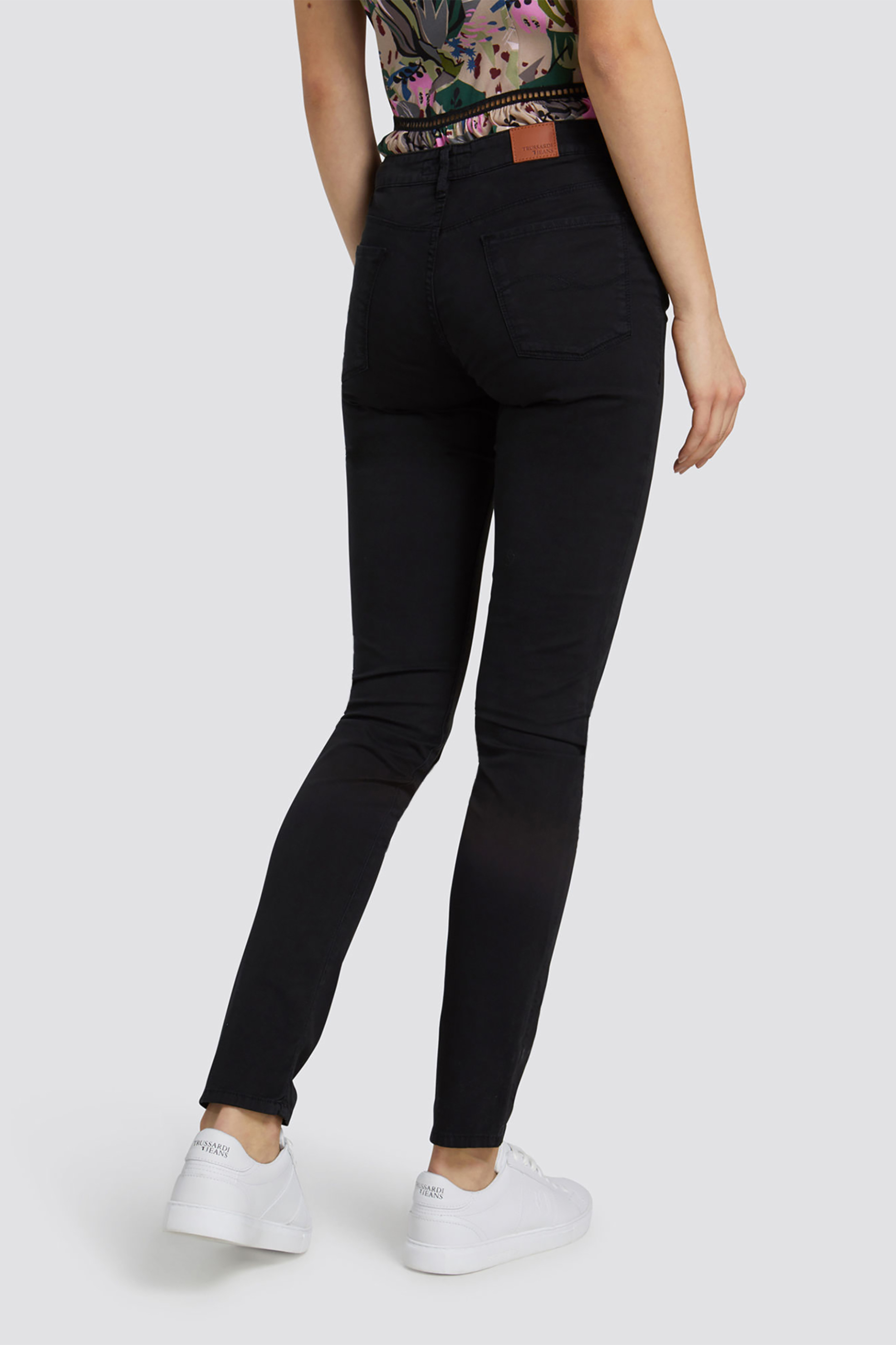 Trussardi Jeans Γυναικείο Παντελόνι Regular Basic 260 - 56J00003-1T002325 Μαύρο