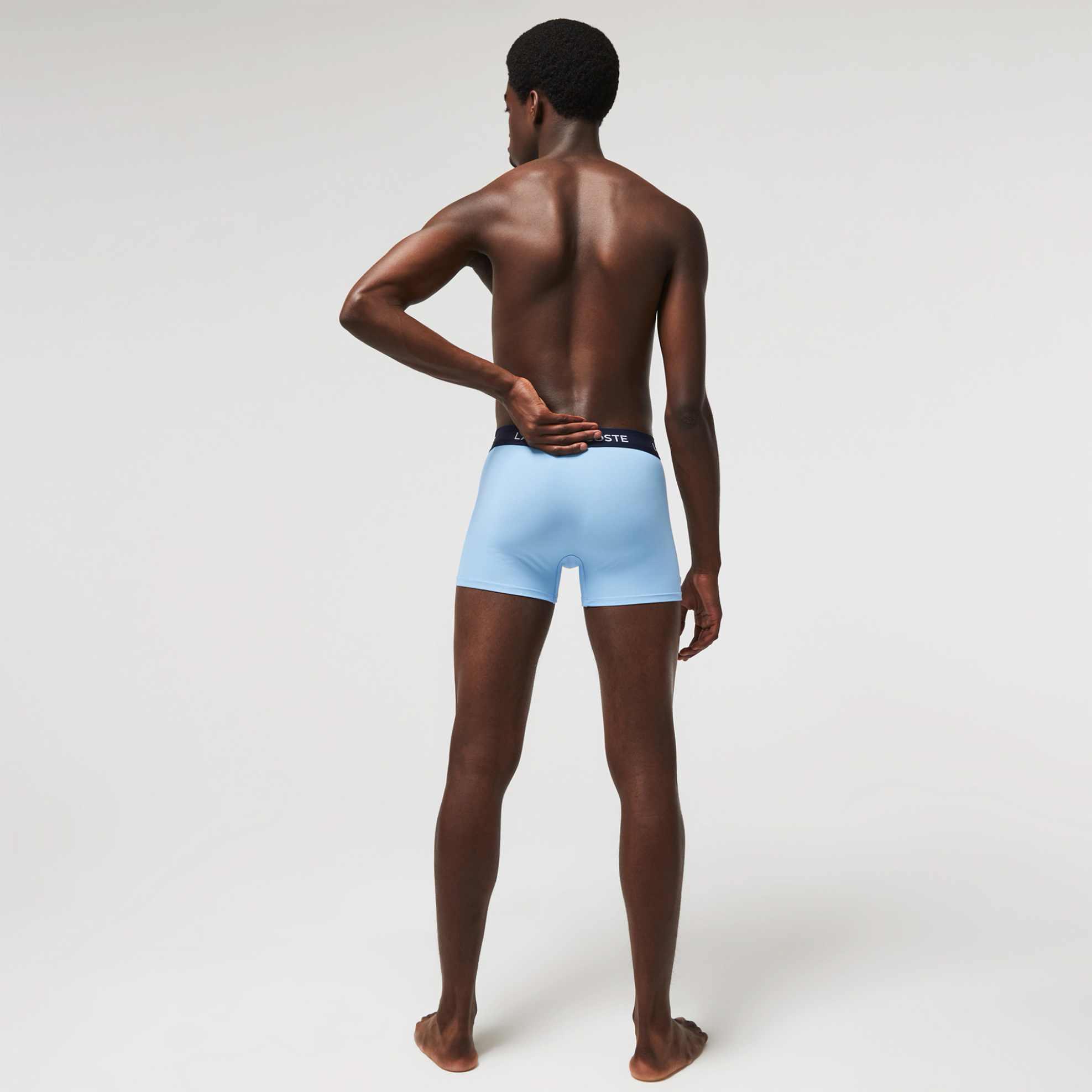 Lacoste σετ ανδρικά εσώρουχα trunk με λογότυπο στο λάστιχο (3 τεμάχια) - 5H9623 φωτογραφία