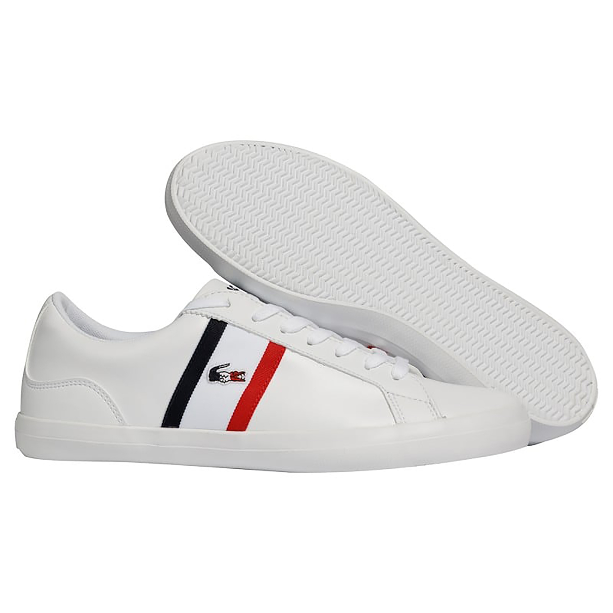 Lacoste Ανδρικά Sneakers Lerond Tri1 CM - 39Cma0044407 Λευκό