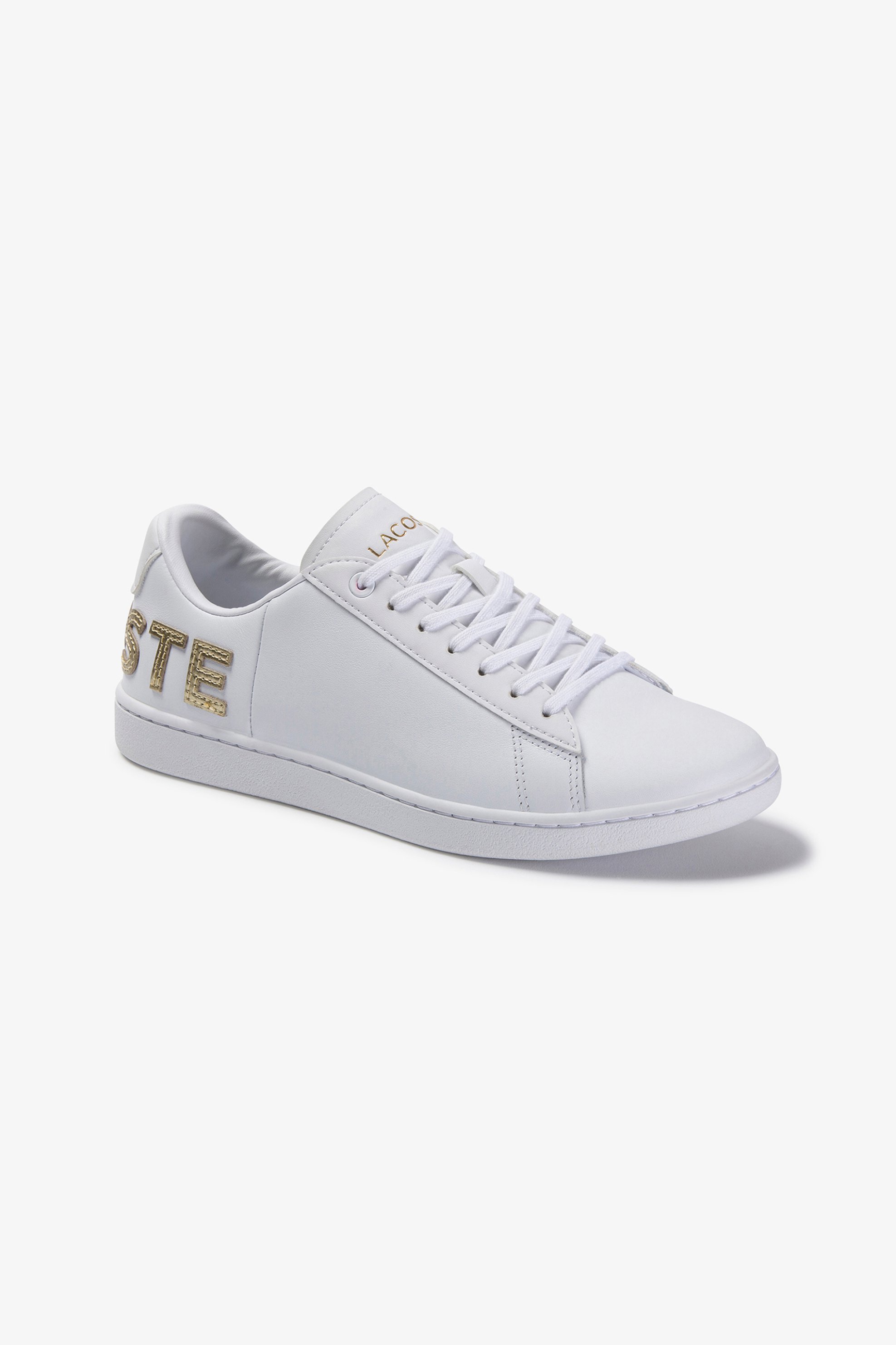 LACOSTE Lacoste γυναικεία sneakers με μεγάλο λογότυπο "Carnaby Evo 120" - 39SFA003421G Λευκό