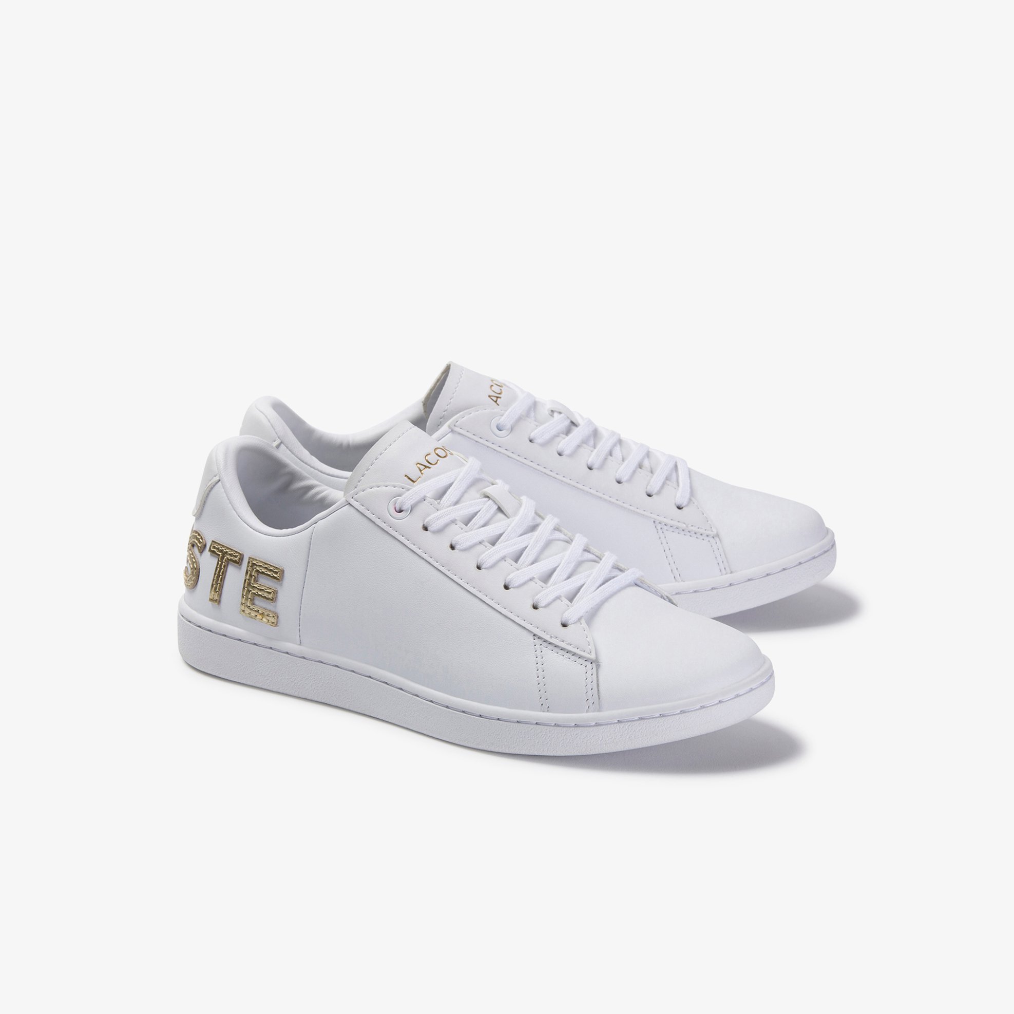 Lacoste γυναικεία sneakers με μεγάλο λογότυπο "Carnaby Evo 120" - 39SFA003421G Λευκό φωτογραφία