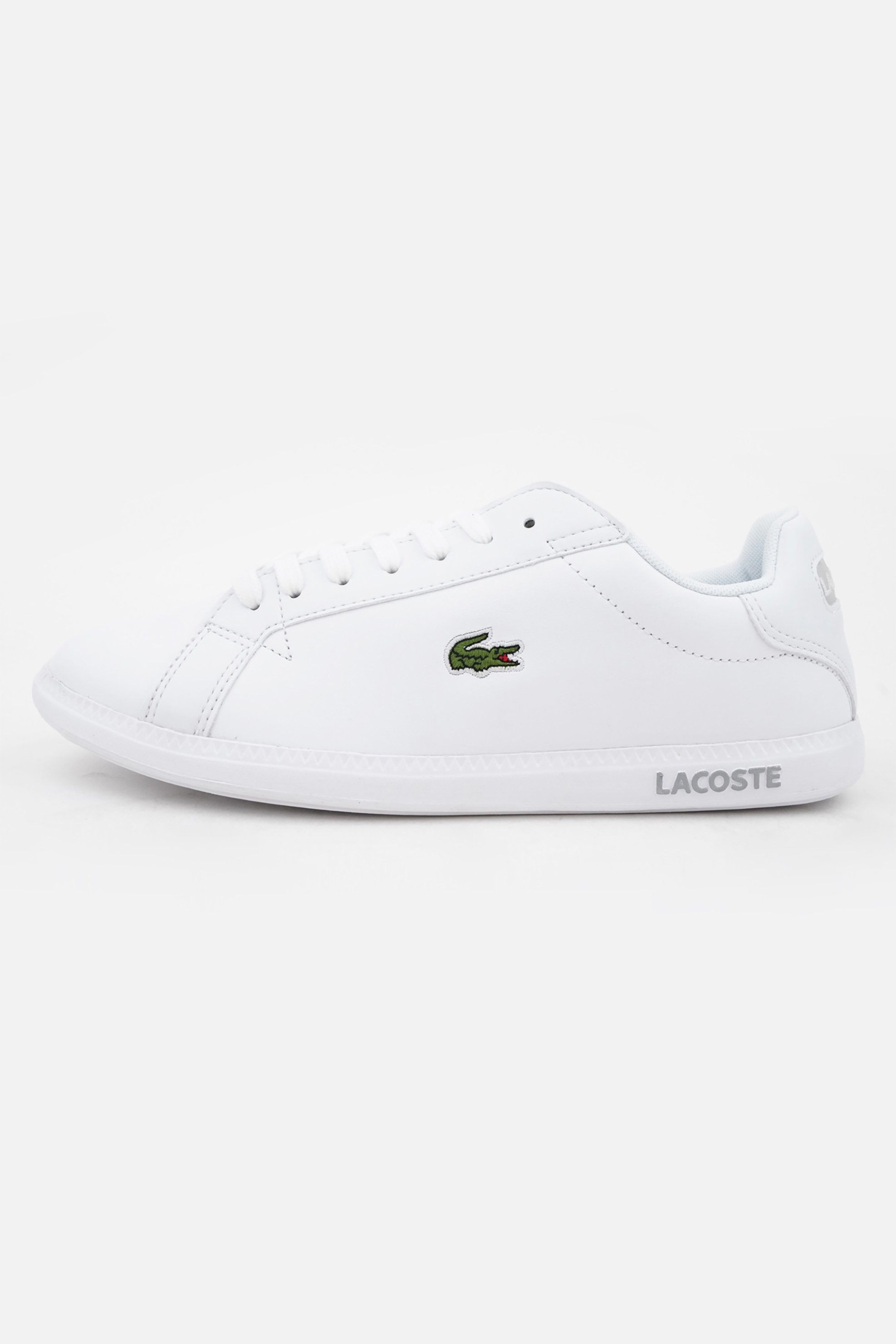 Lacoste γυναικεία δερμάτινα sneakers με κεντημένο λογότυπο 