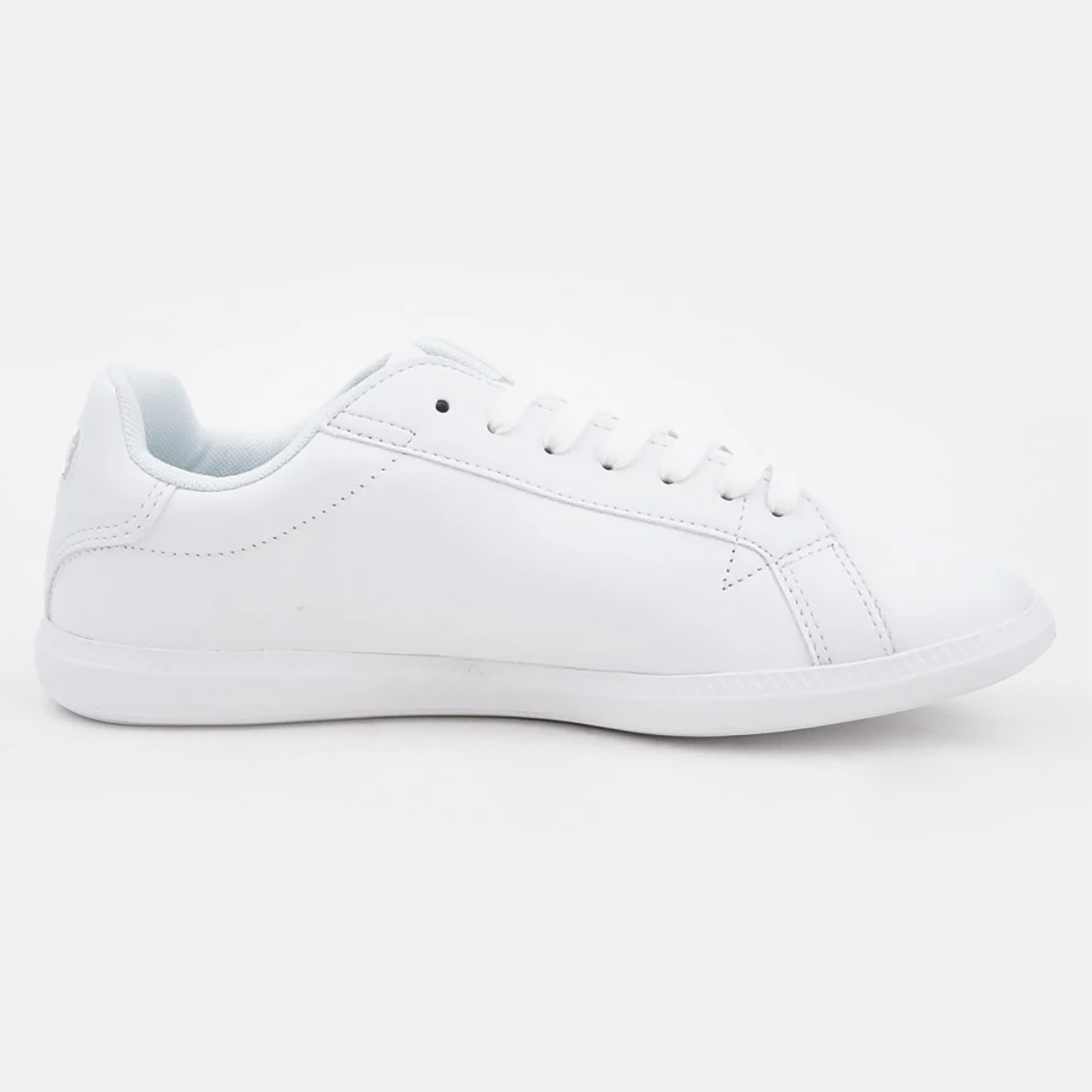 LACOSTE Lacoste γυναικεία δερμάτινα sneakers με κεντημένο λογότυπο "Graduate BL21" - 41SFA004221G Λευκό - 2