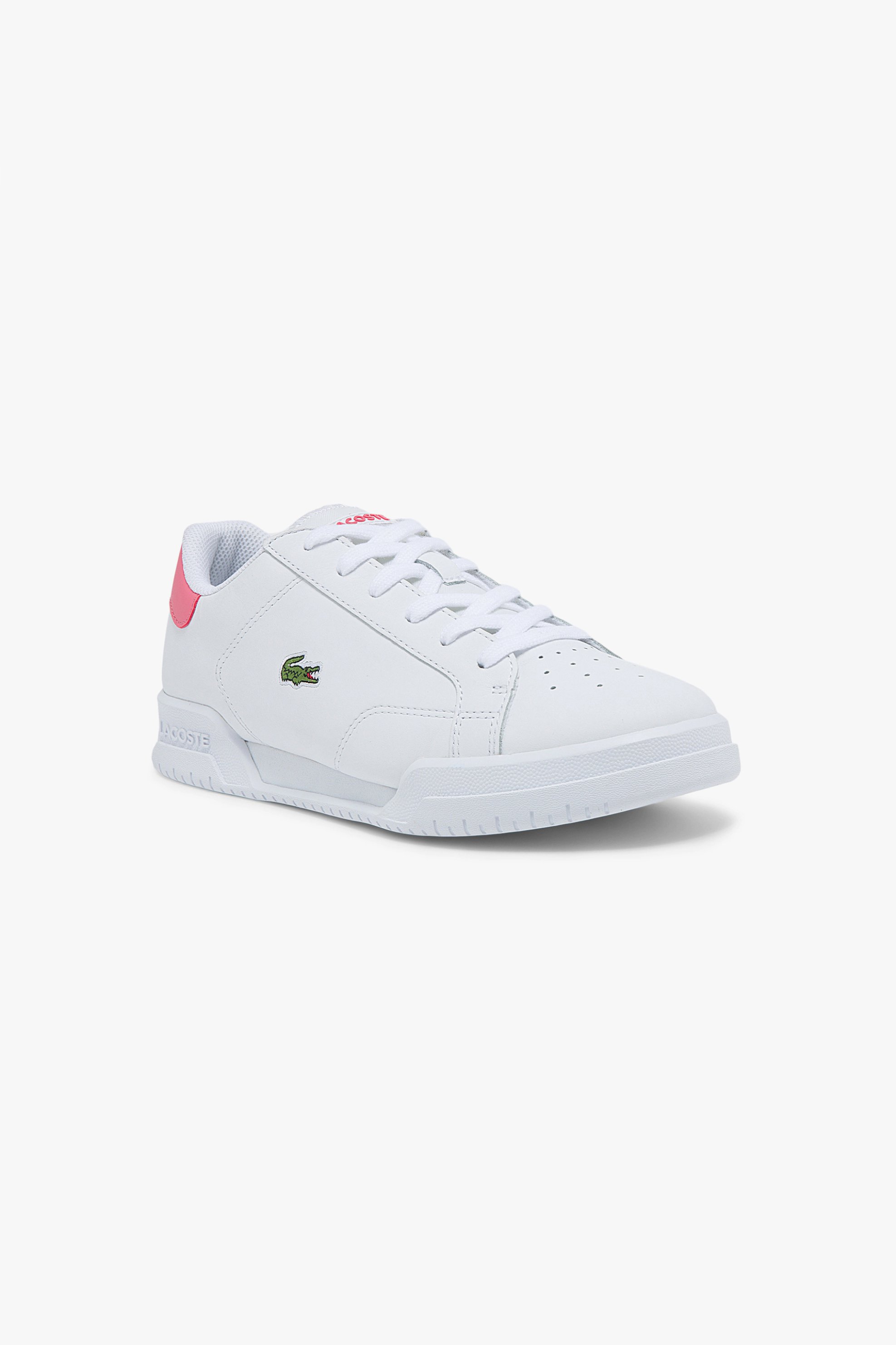 LACOSTE Lacoste γυναικεία sneakers με κεντημένο λογότυπο ''Twin Serve'' - 42SFA00341T4 Λευκό