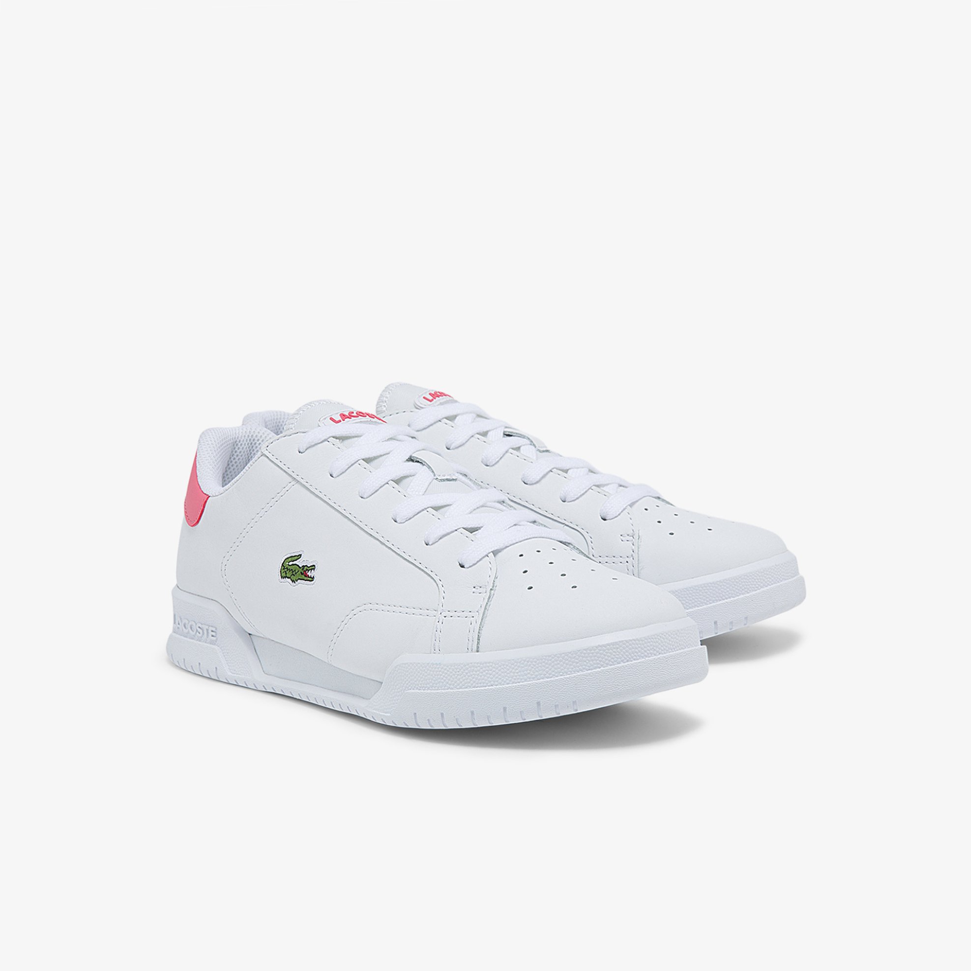 Lacoste γυναικεία sneakers με κεντημένο λογότυπο ''Twin Serve'' - 42SFA00341T4 Λευκό φωτογραφία
