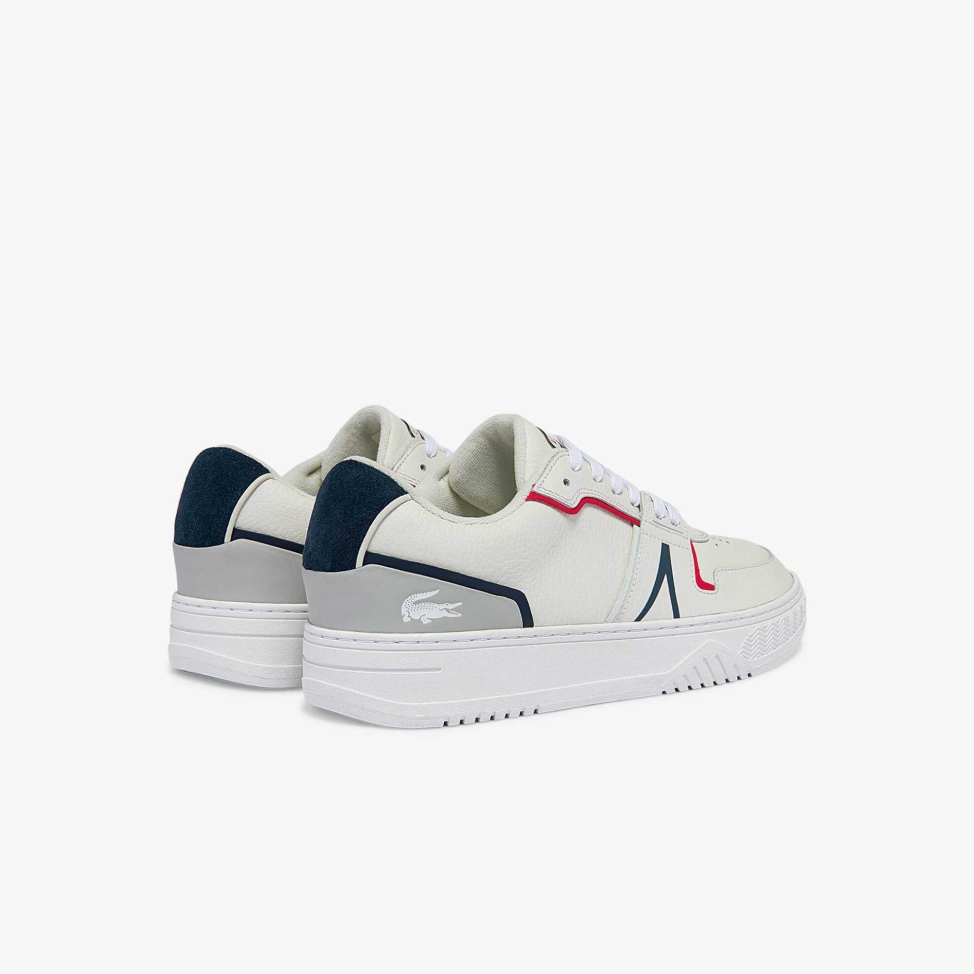 Lacoste Ανδρικά Δερμάτινα Sneakers L-001 0321 1 Sma - 42Sma0092407 Εκρού