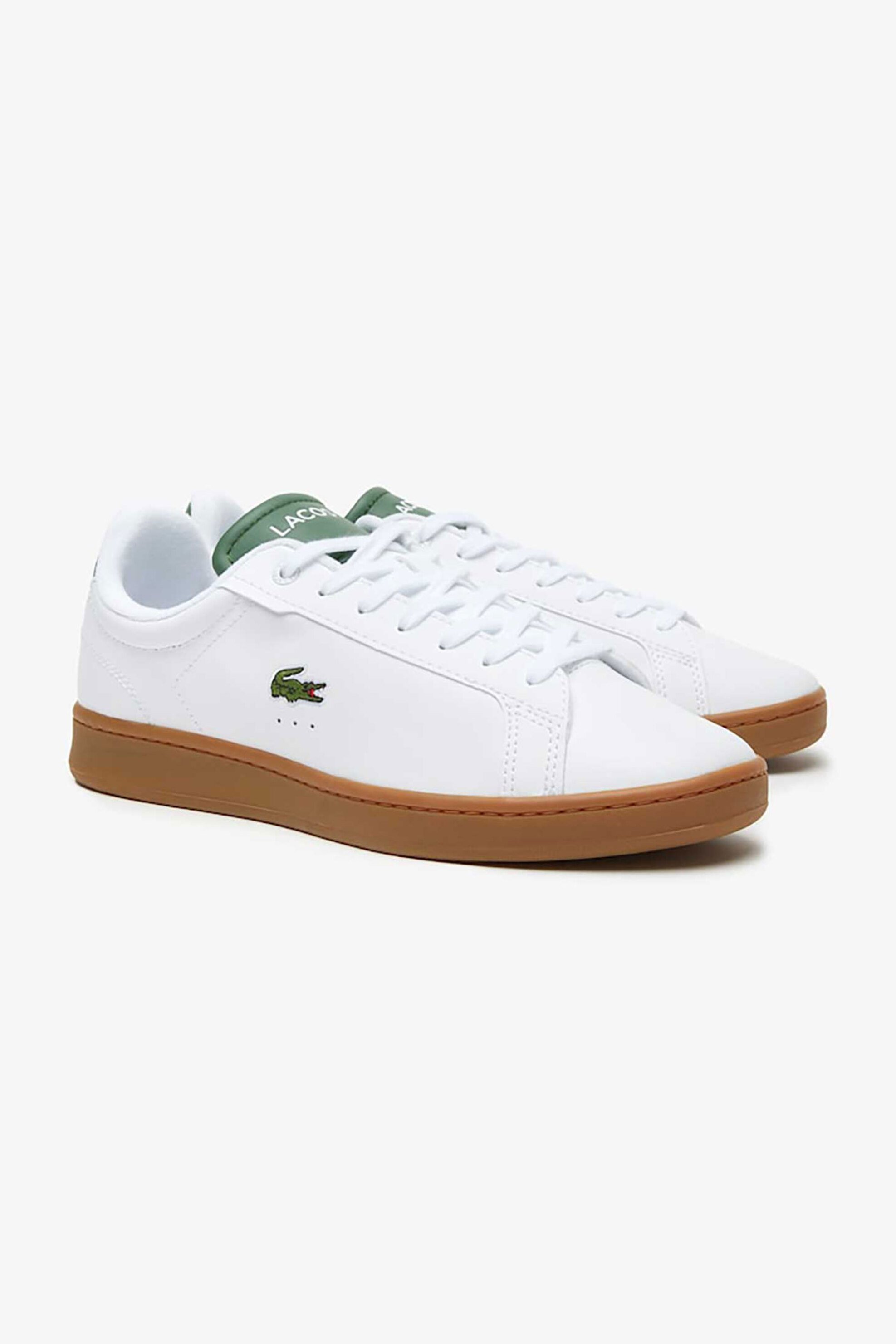 Lacoste ανδρικά δερμάτινα sneakers με λογότυπο "Carnaby Pro" - 45SMA0024Y37 Λευκό