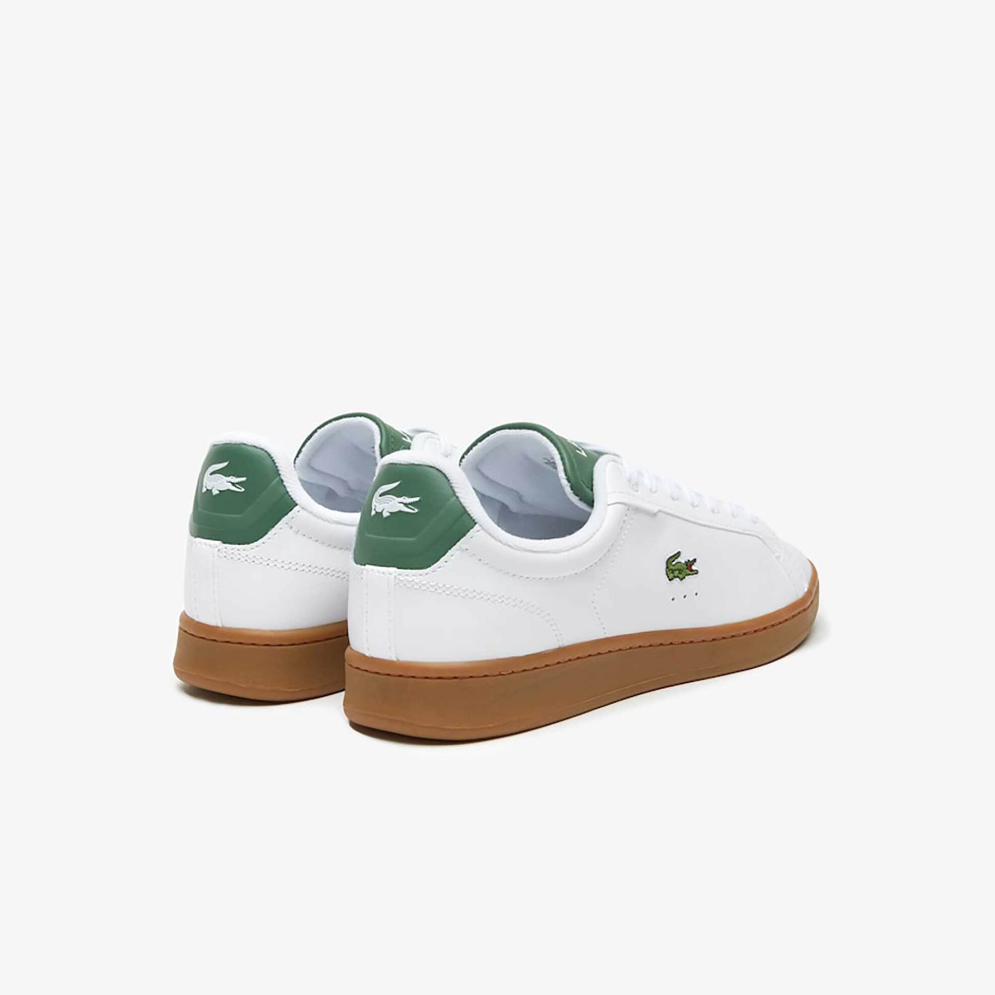 Lacoste Ανδρικά Δερμάτινα Sneakers με Λογότυπο Carnaby Pro - 45Sma0024Y37 Λευκό