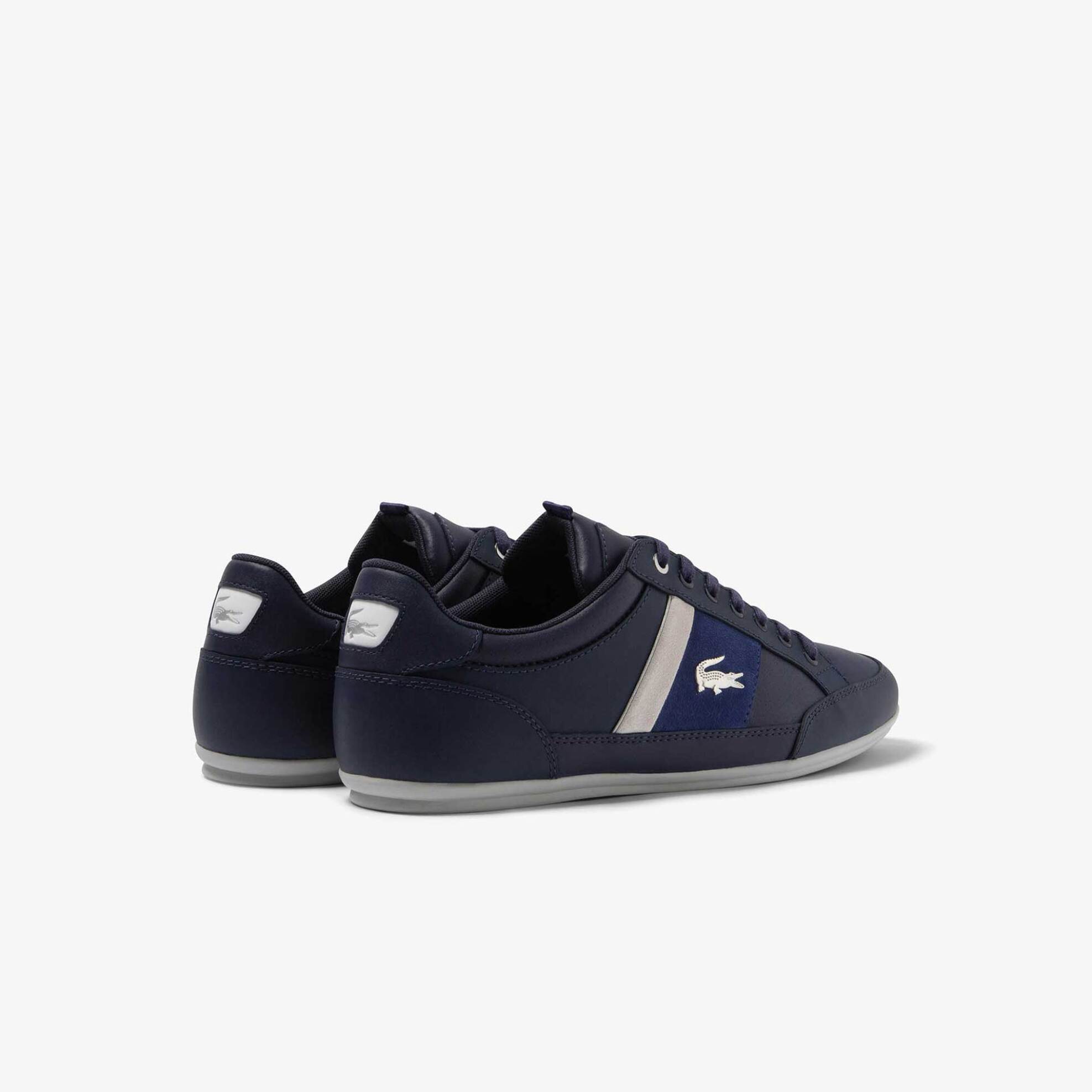 Lacoste Ανδρικά Δερμάτινα Sneakers Chaymon - 46Cma0006092 Μπλε Σκούρο
