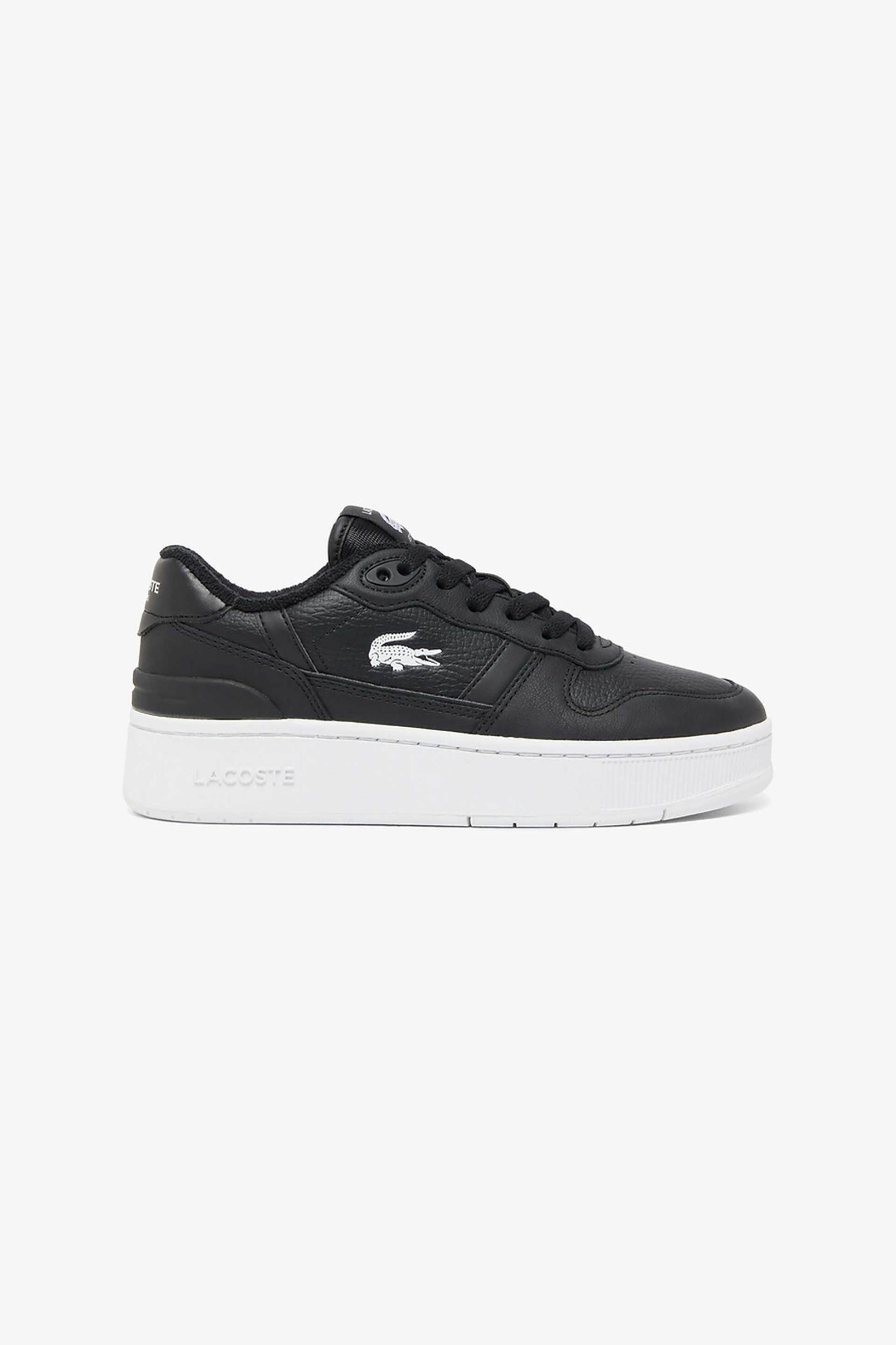 Lacoste γυναικεία δερμάτινα sneakers με λογότυπο "T-Clip" - 48SFA0046312 Μαύρο φωτογραφία