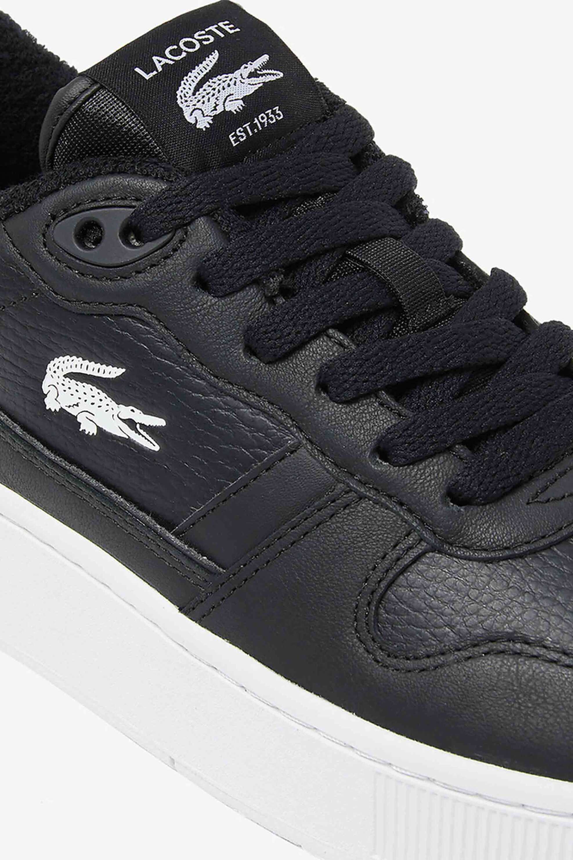 Lacoste γυναικεία δερμάτινα sneakers με λογότυπο "T-Clip" - 48SFA0046312 Μαύρο φωτογραφία