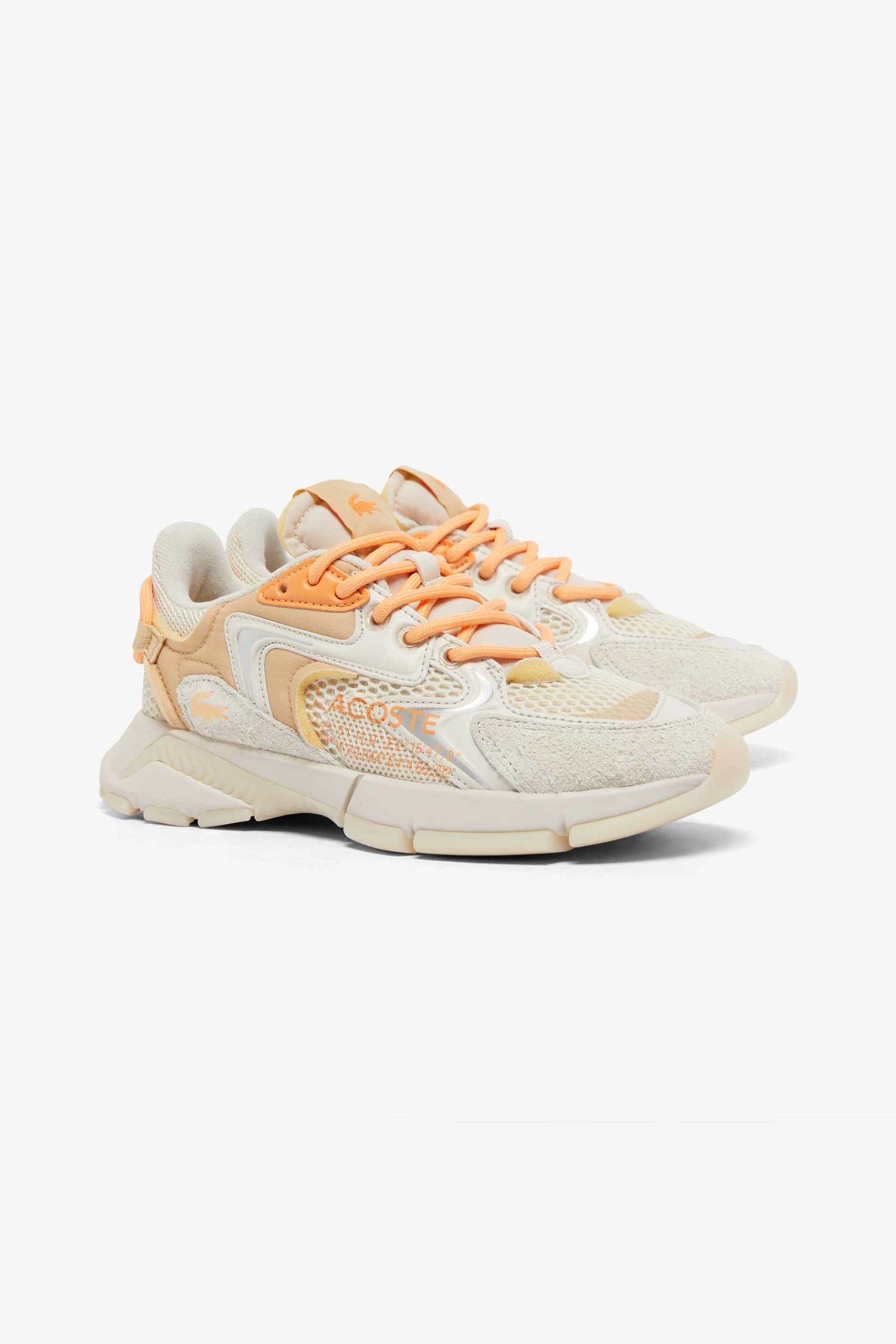 Lacoste γυναικεία sneakers με contrast logo "L003" - 48SFA0081TS2 Σομόν