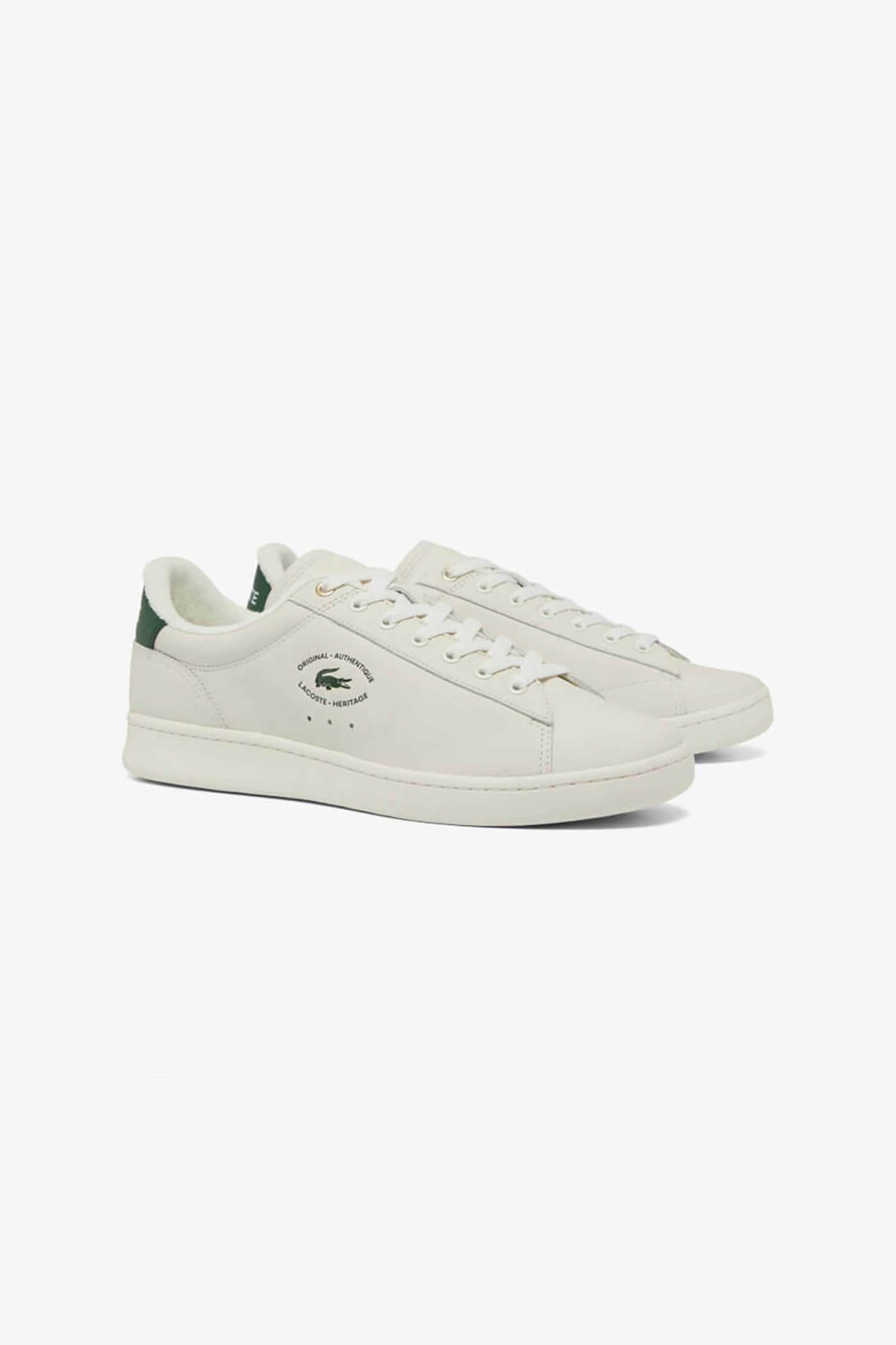 Lacoste ανδρικά δερμάτινα sneakers ''Carnaby' - 48SMA00121Y5 Λευκό