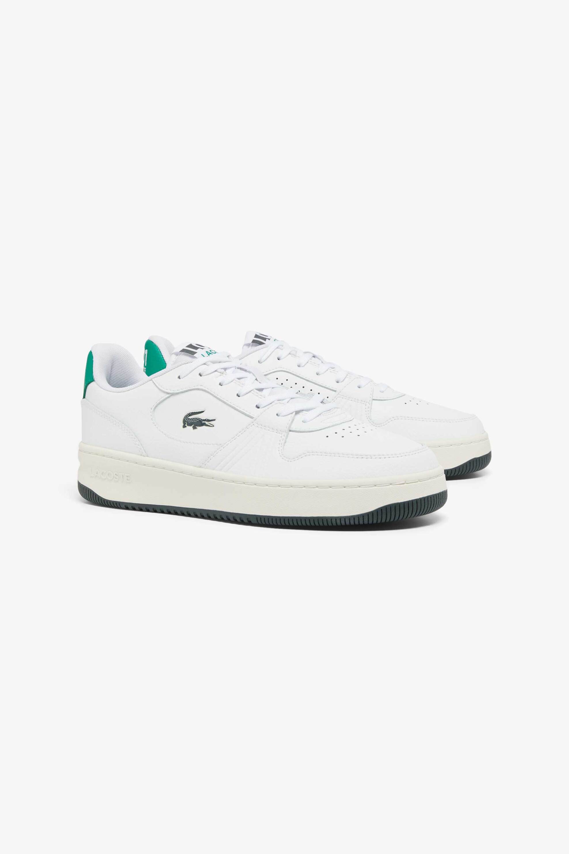 Lacoste ανδρικά δερμάτινα sneakers ''L001' - 48SMA0021WG1 Λευκό