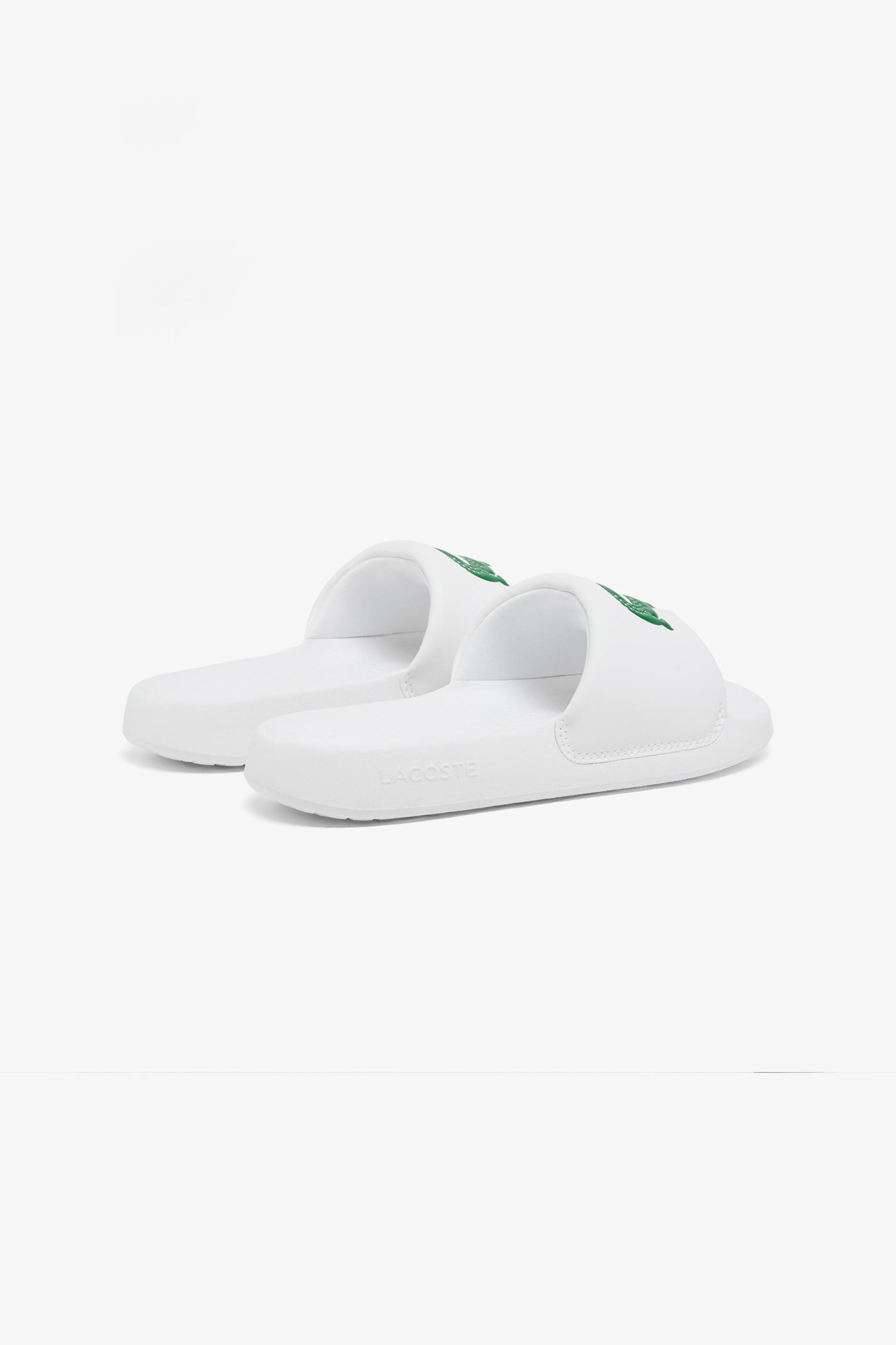 Lacoste Γυναικείες Σαγιονάρες με Λογότυπο Serve Slide 1 0 - 49Cfa0022082 Λευκό