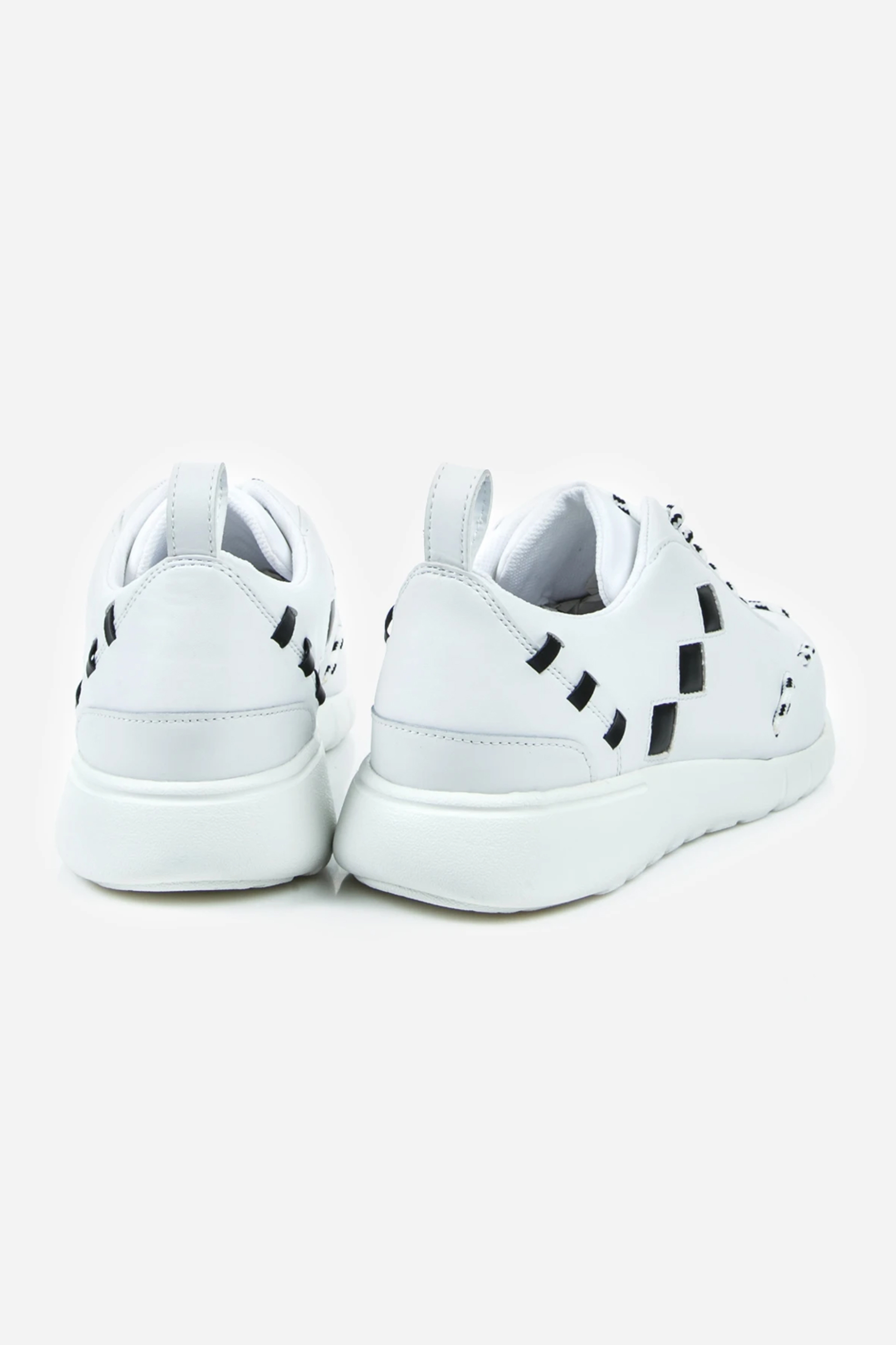Trussardi ανδρικά sneakers με contrast λεπτομέρειες - 77A00138-9Y099999 Λευκό φωτογραφία