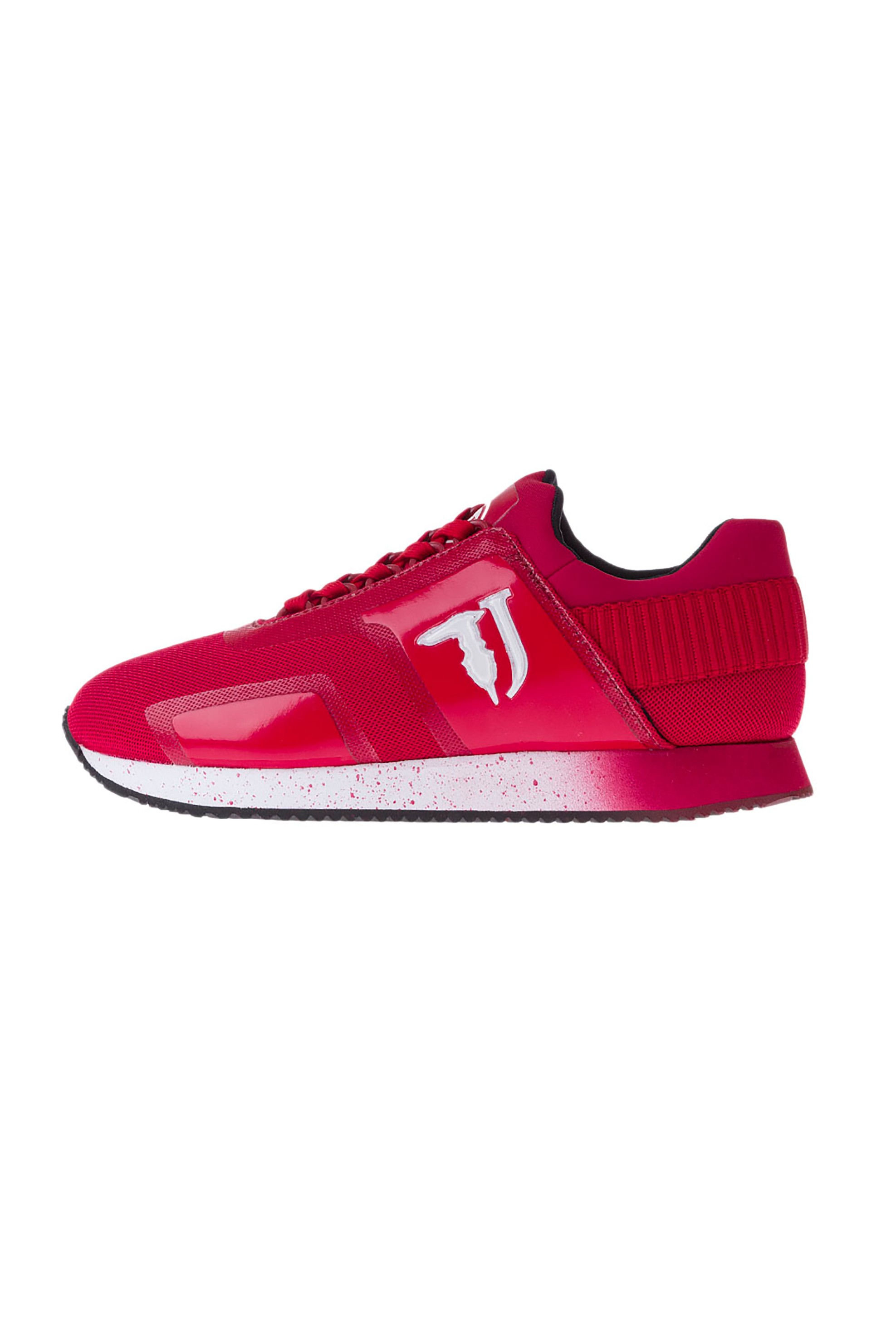 Άνδρας > ΠΑΠΟΥΤΣΙΑ > Trainers & Sneakers Trussardi Jeans ανδρικά sneakers με δερμάτινες και mesh λεπτομέρειες - 77A00154-9Y099999 Κόκκινο