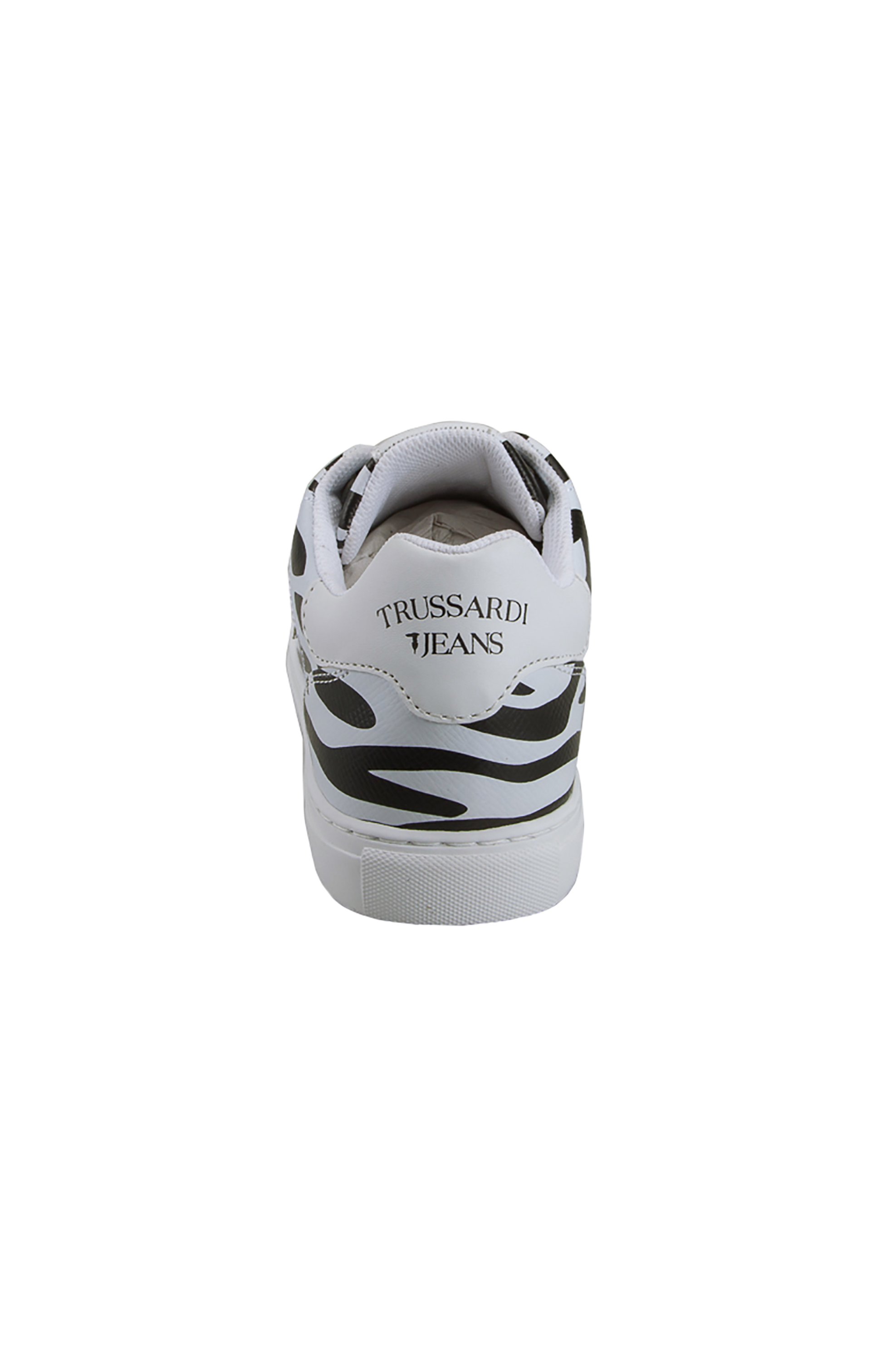 Trussardi Jeans Γυναικεία Sneakers με Animal Print - 79A00453-9Y099998 Λευκό