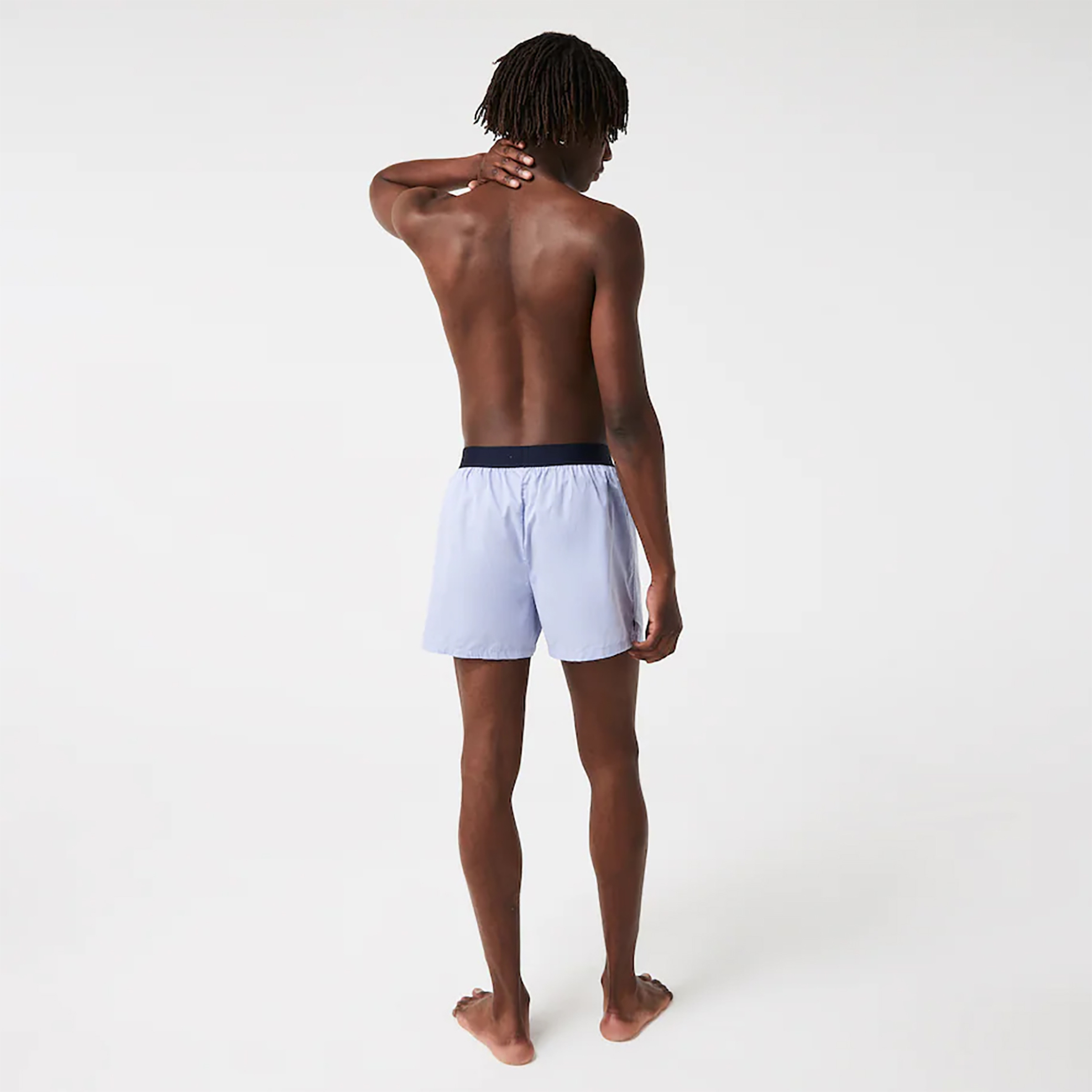 Lacoste ανδρικό σετ εσωρούχων boxer με λογότυπο (3 τεμάχια) - 7H1755 Μπλε φωτογραφία