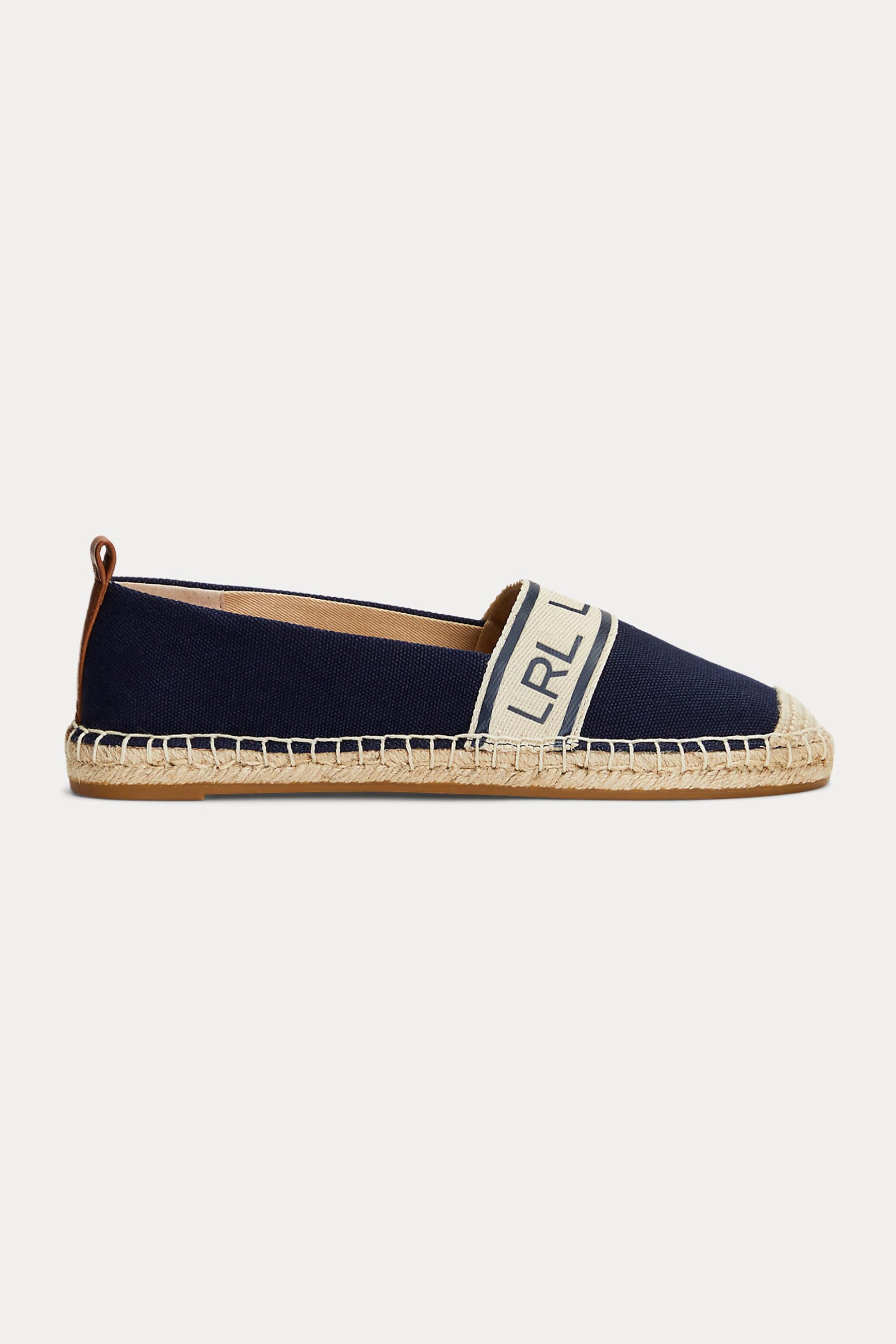 LAUREN RALPH LAUREN Lauren Ralph Lauren γυναικείες εσπαντρίγιες με letter logo print "Caylee III" - 802891448001 Εκρού