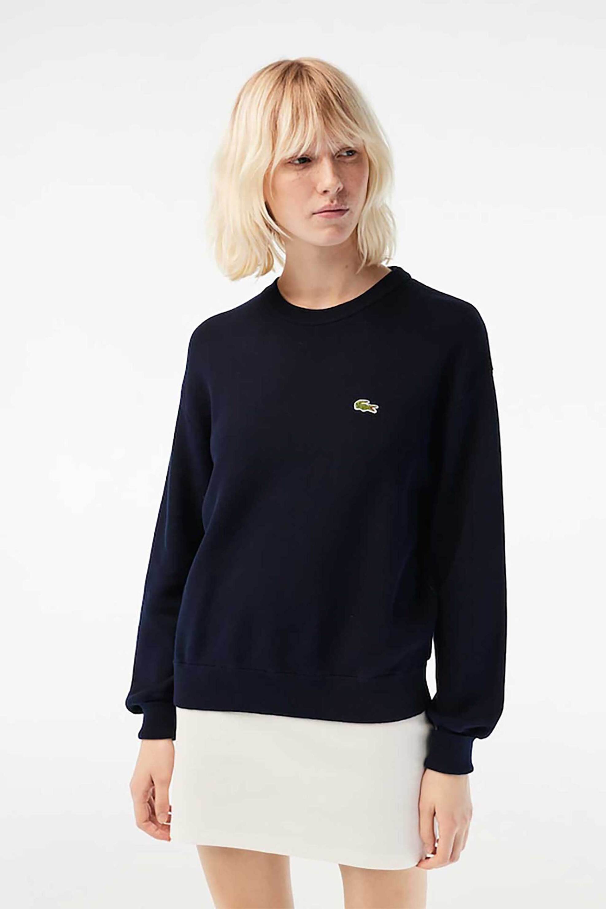 Lacoste γυναικείο πουλόβερ μπλε σκούρο 170€