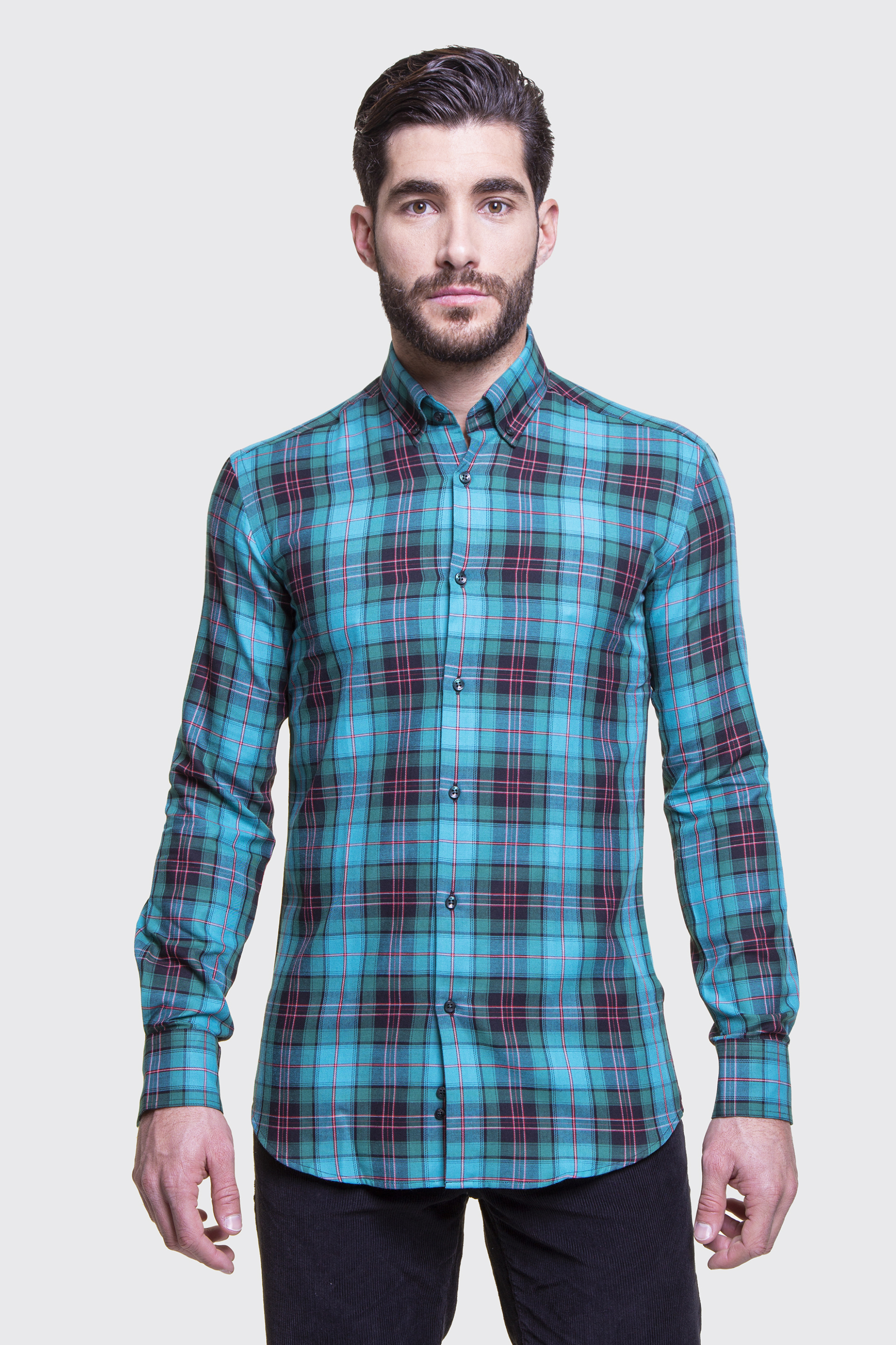 The Bostonians ανδρικό sport πουκάμισο καρό Regular Fit - AYCH7942