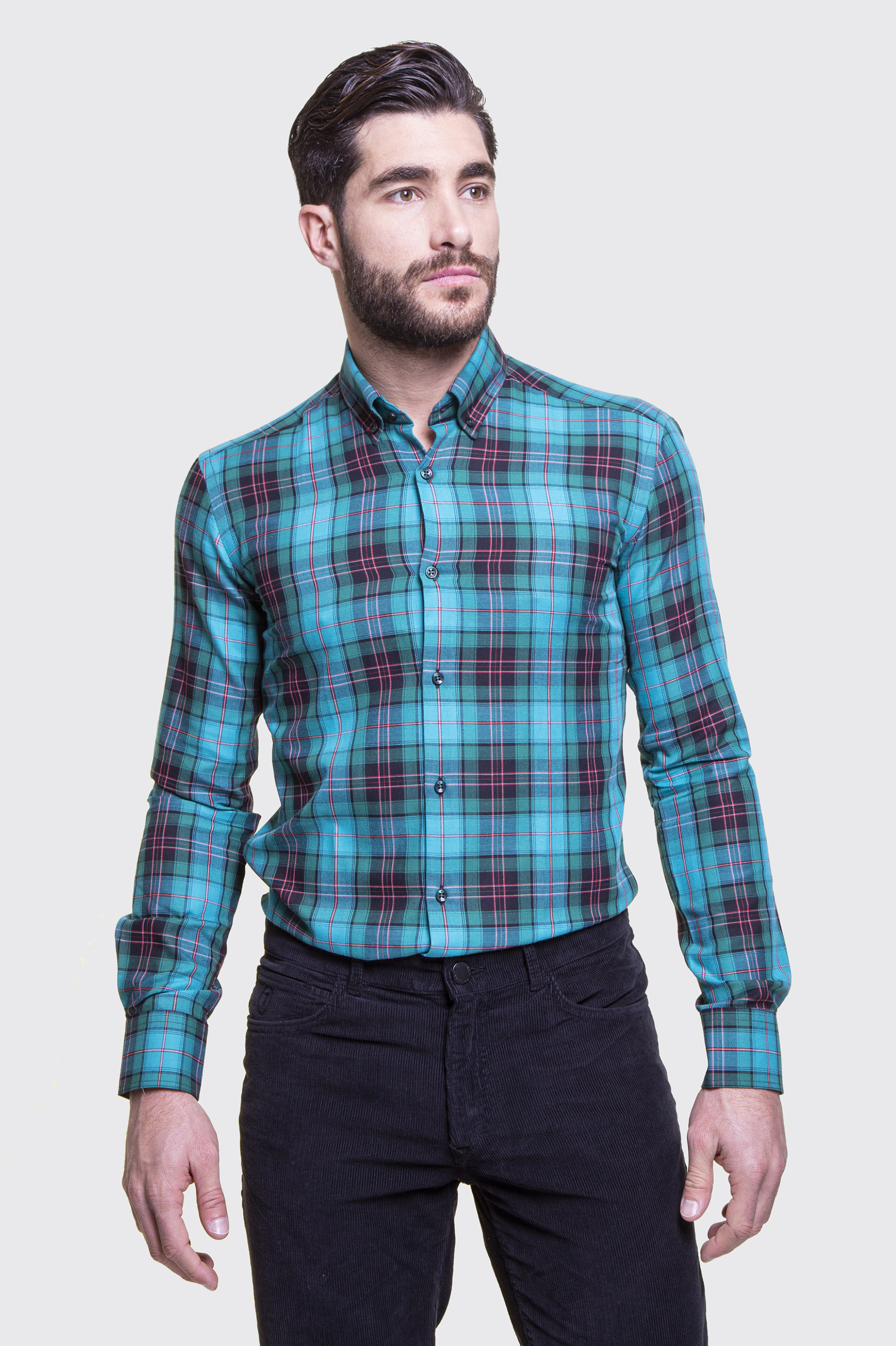 The Bostonians ανδρικό sport πουκάμισο καρό Regular Fit - AYCH7942 φωτογραφία