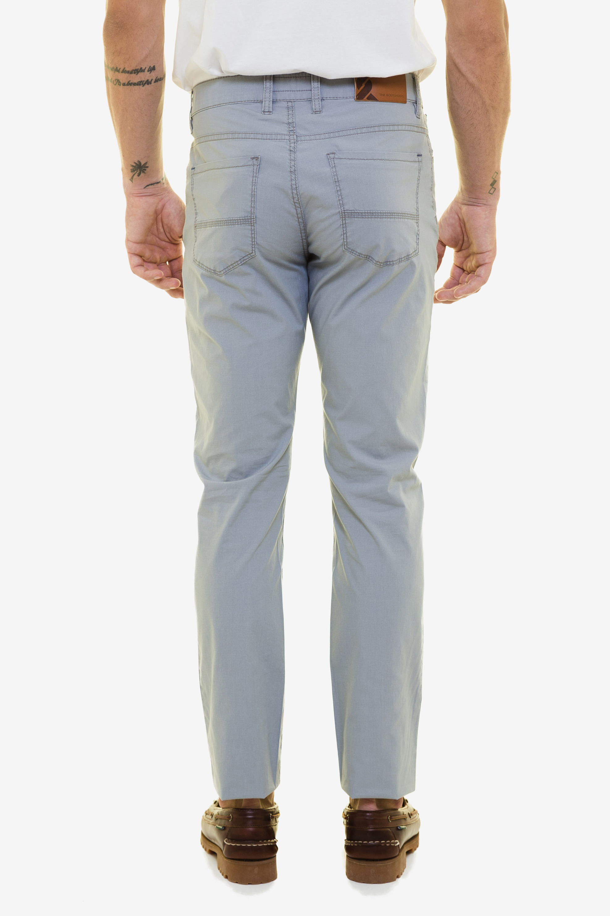 The Bostonias Ανδρικό Παντελόνι Πεντάτσεπο - Cj5777892 Γκρι