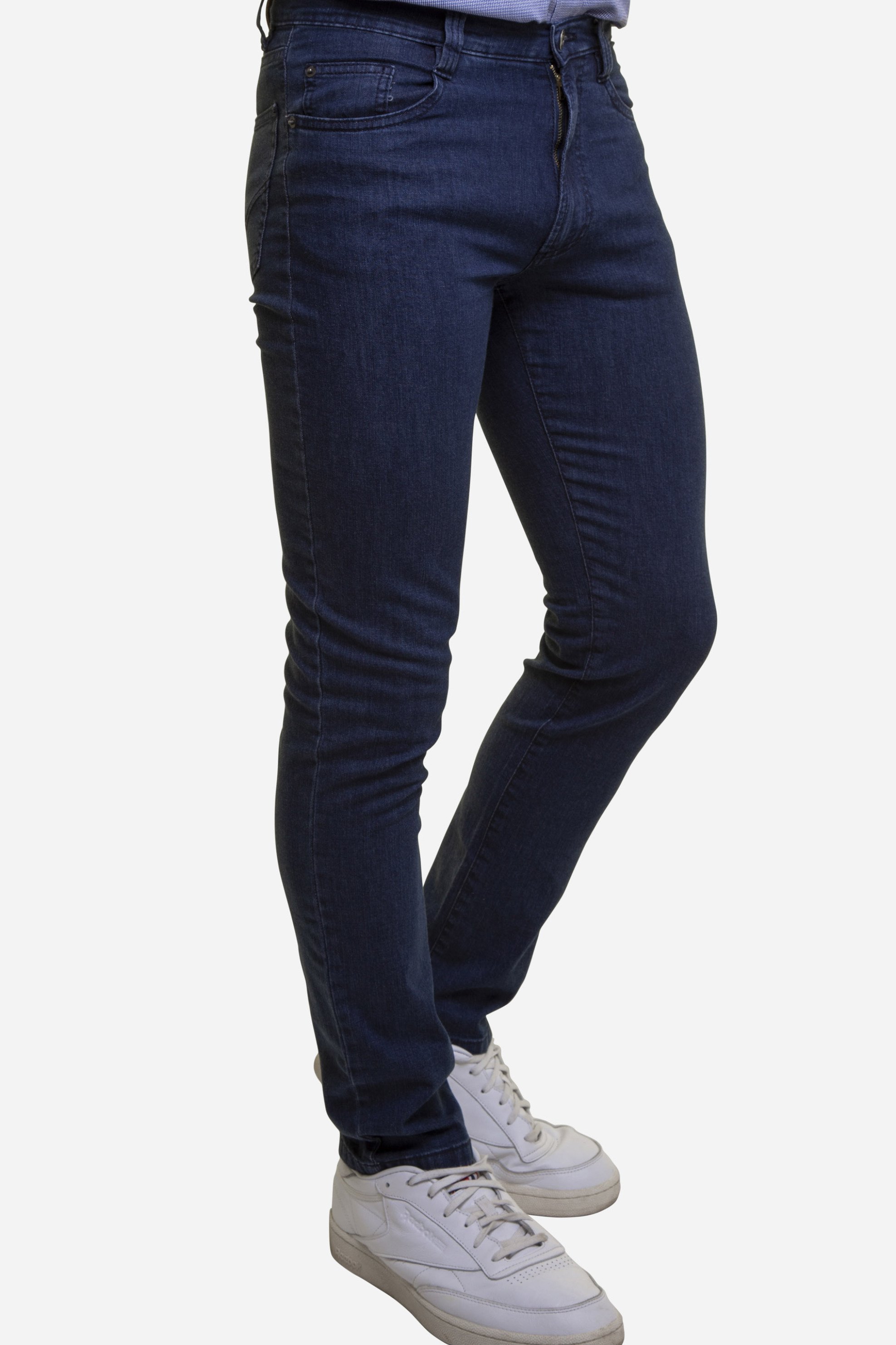 The Bostonias ανδρικό παντελόνι τζιν πεντάτσεπο Slim Fit - CJ6248487 Μπλε Σκούρο φωτογραφία