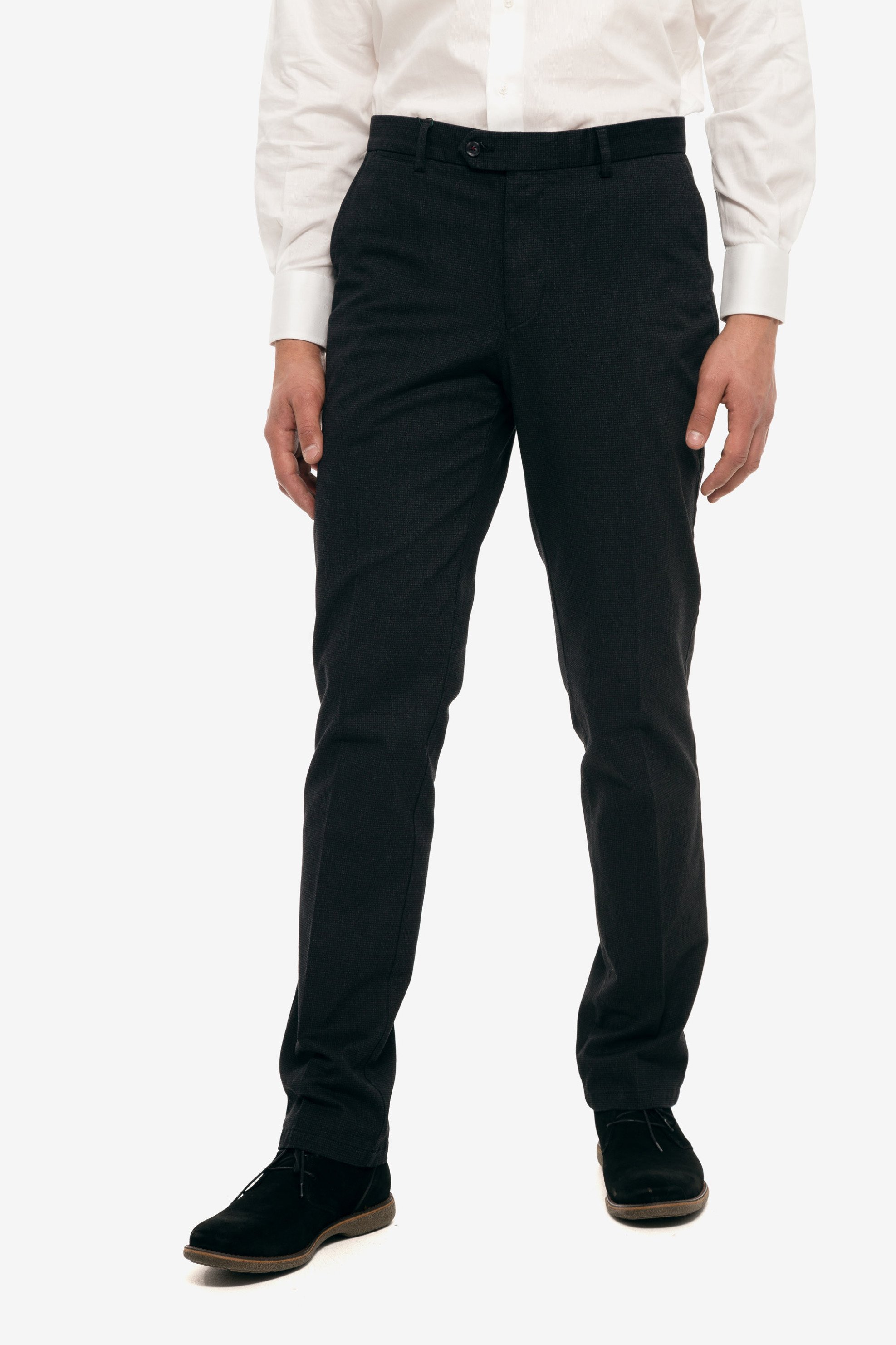 The Bostonians ανδρικό παντελόνι υφασμάτινο slim fit - CN010691 Μαύρο φωτογραφία