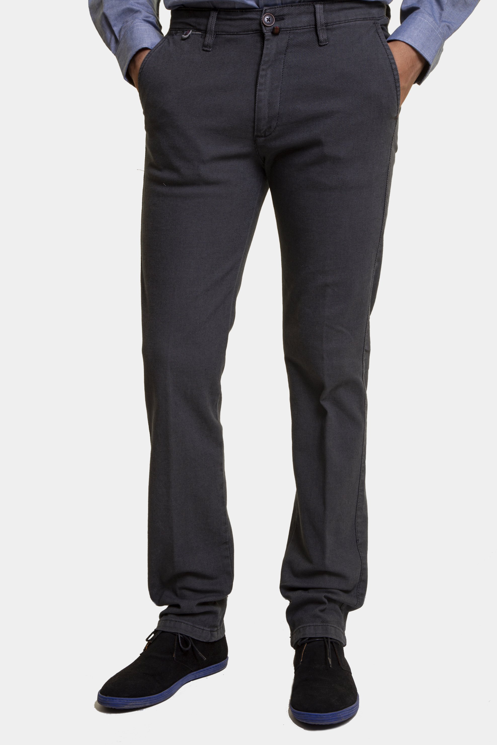 THE BOSTONIANS The Bostonians ανδρικό casual παντελόνι μονόχρωμο - CN1125638 Γκρι